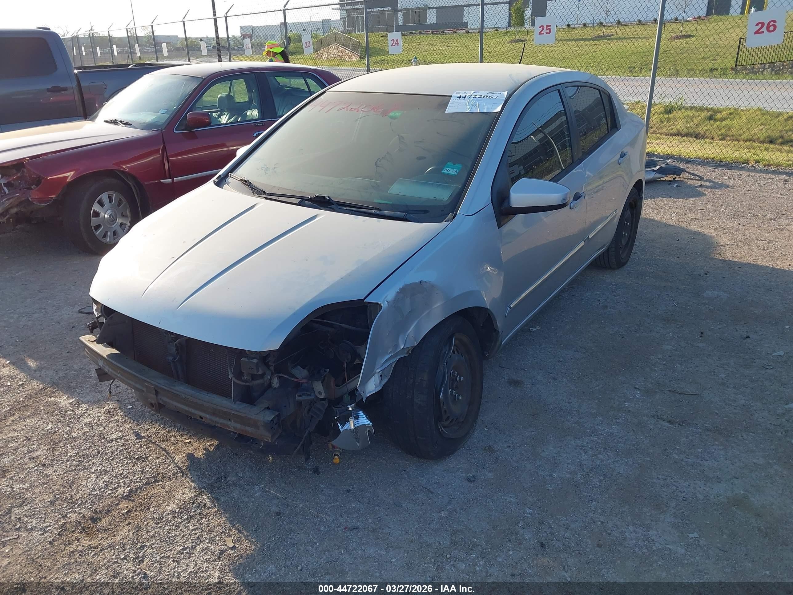 2012 Nissan Sentra 2.0 S Silver vin: 3N1AB6AP4CL676927
