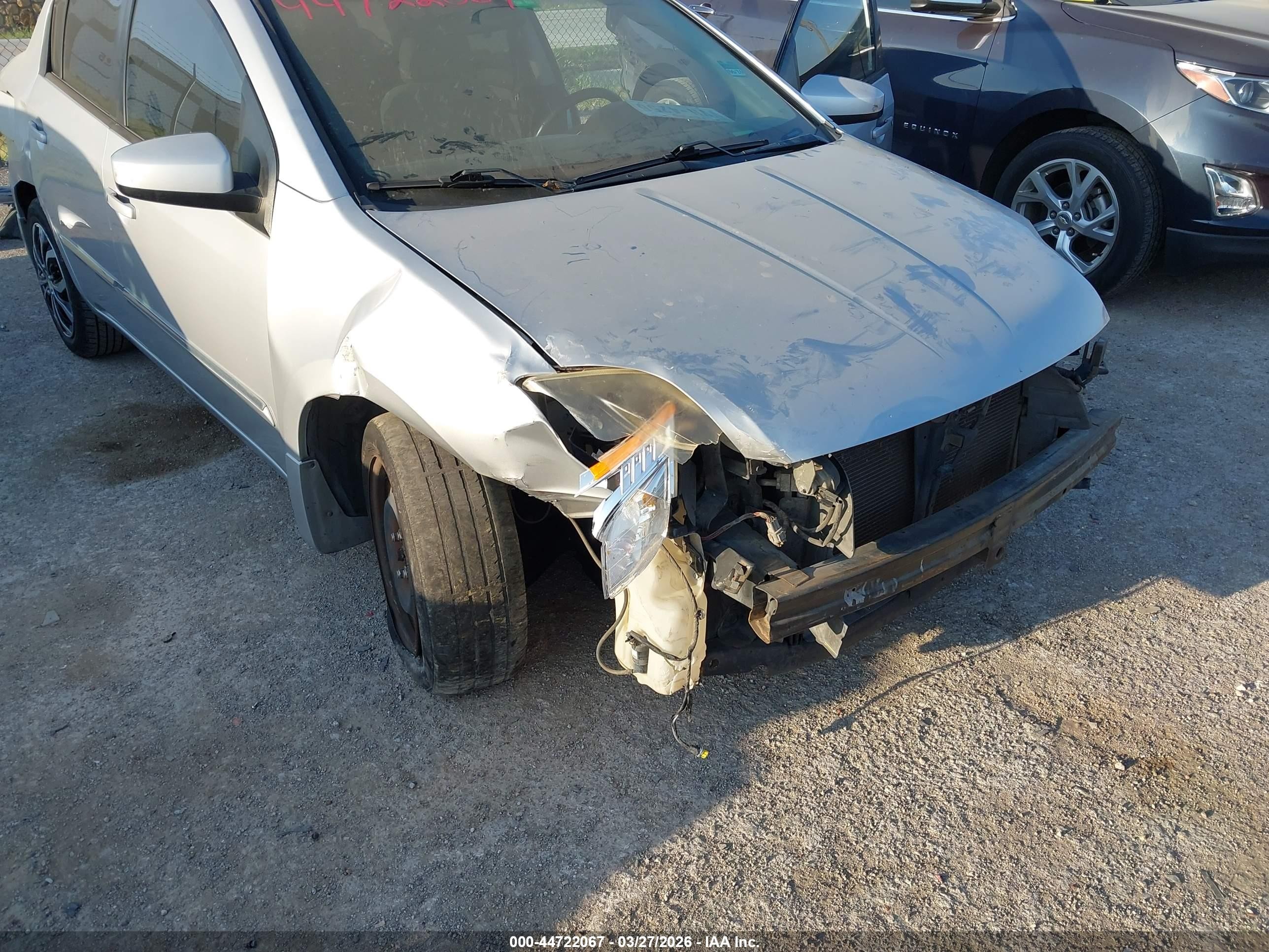 2012 Nissan Sentra 2.0 S Silver vin: 3N1AB6AP4CL676927