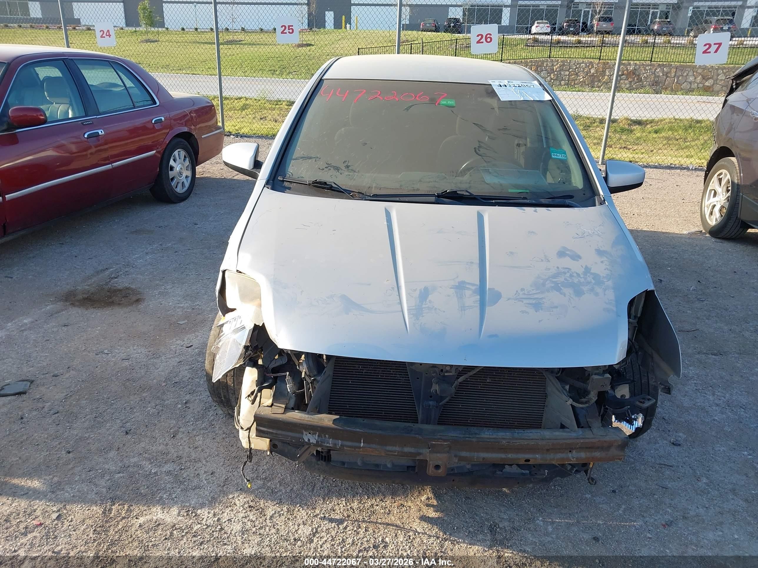 2012 Nissan Sentra 2.0 S Silver vin: 3N1AB6AP4CL676927