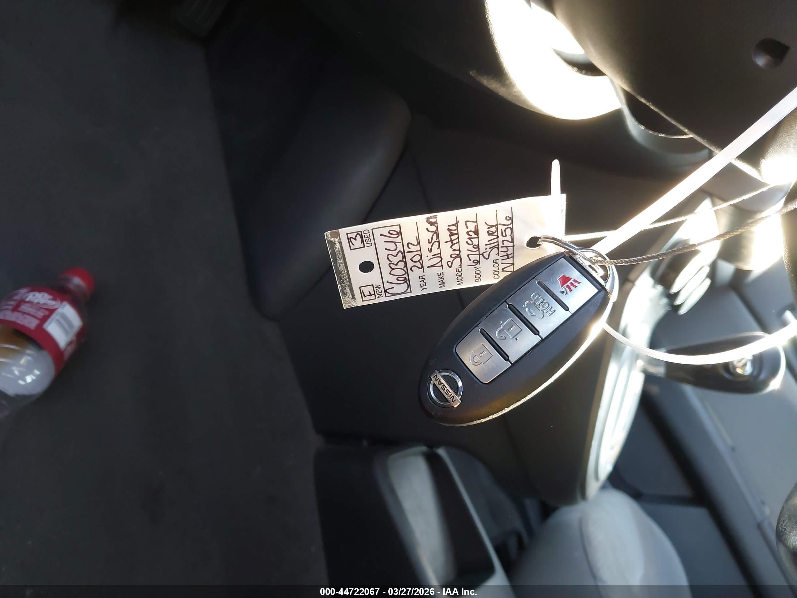 2012 Nissan Sentra 2.0 S Silver vin: 3N1AB6AP4CL676927