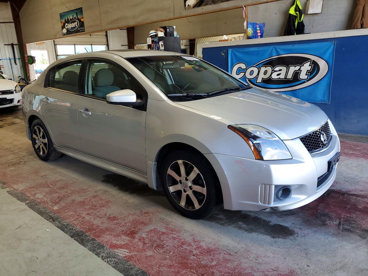2012 Nissan Sentra 2.0 Silver vin: 3N1AB6AP4CL688771