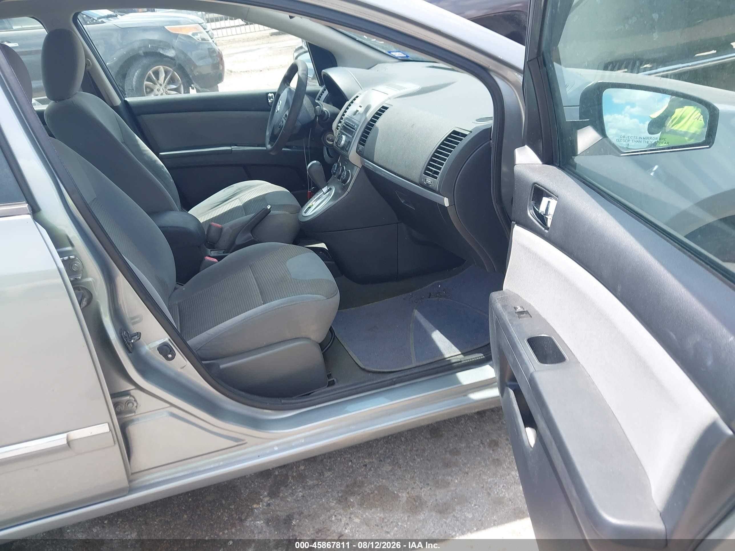 2012 Nissan Sentra 2.0 S Silver vin: 3N1AB6AP4CL713040