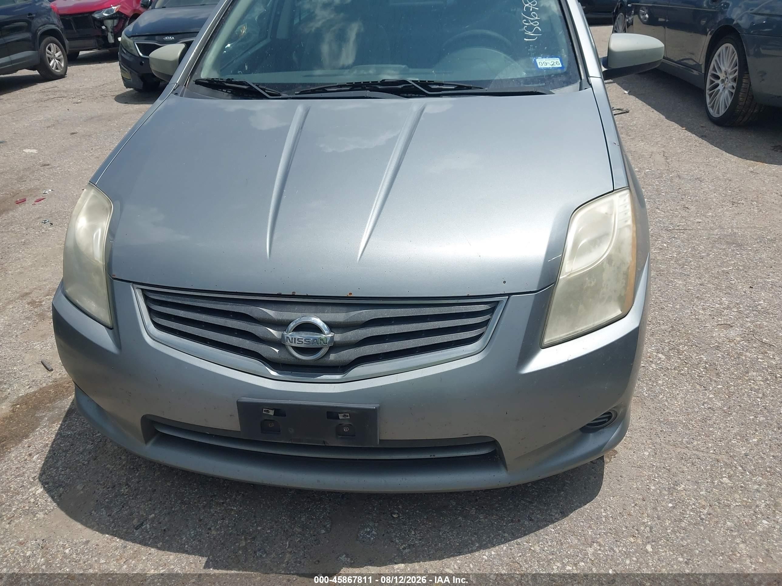 2012 Nissan Sentra 2.0 S Silver vin: 3N1AB6AP4CL713040