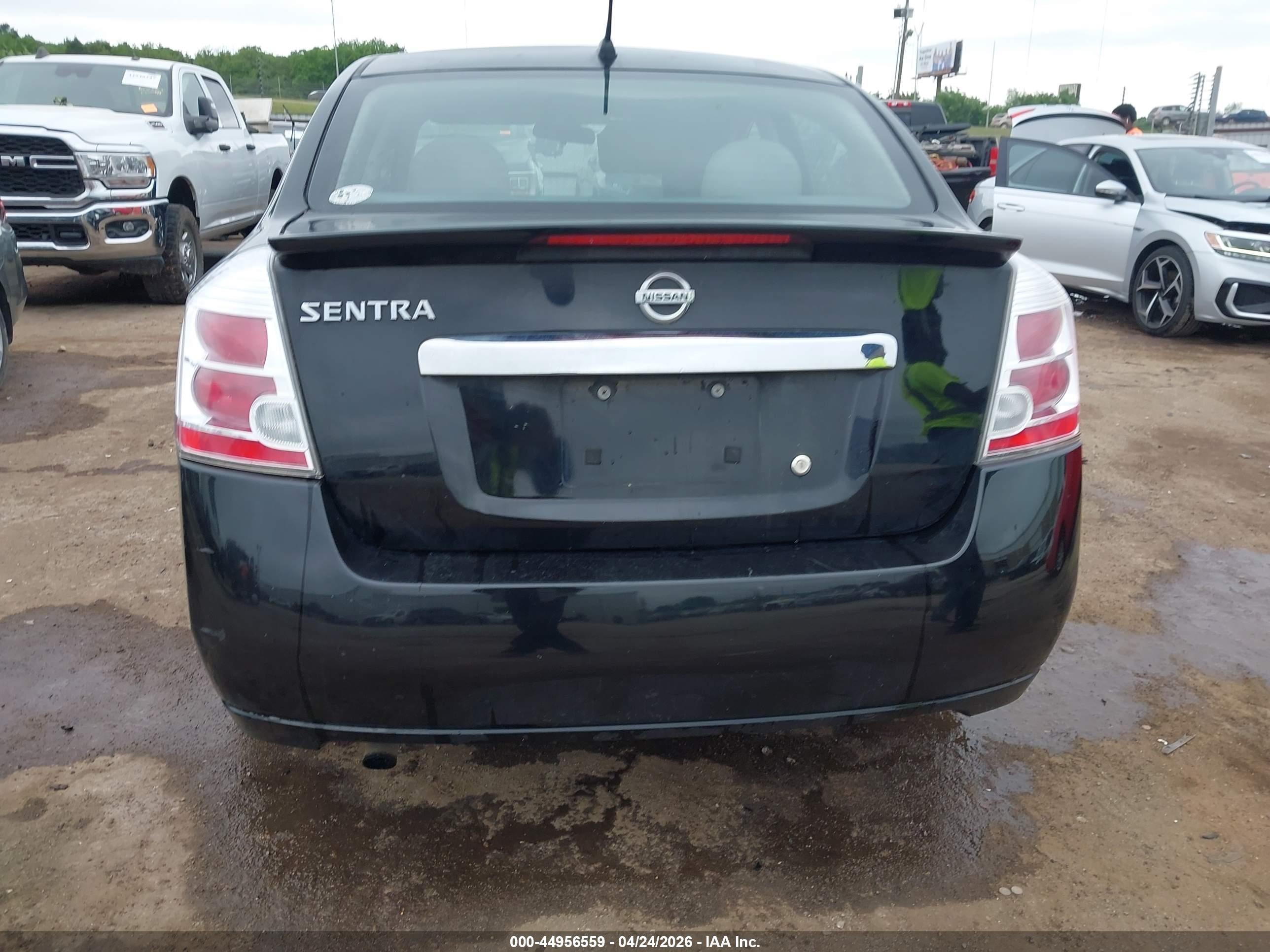 2012 Nissan Sentra 2.0 S Черный vin: 3N1AB6AP4CL713250