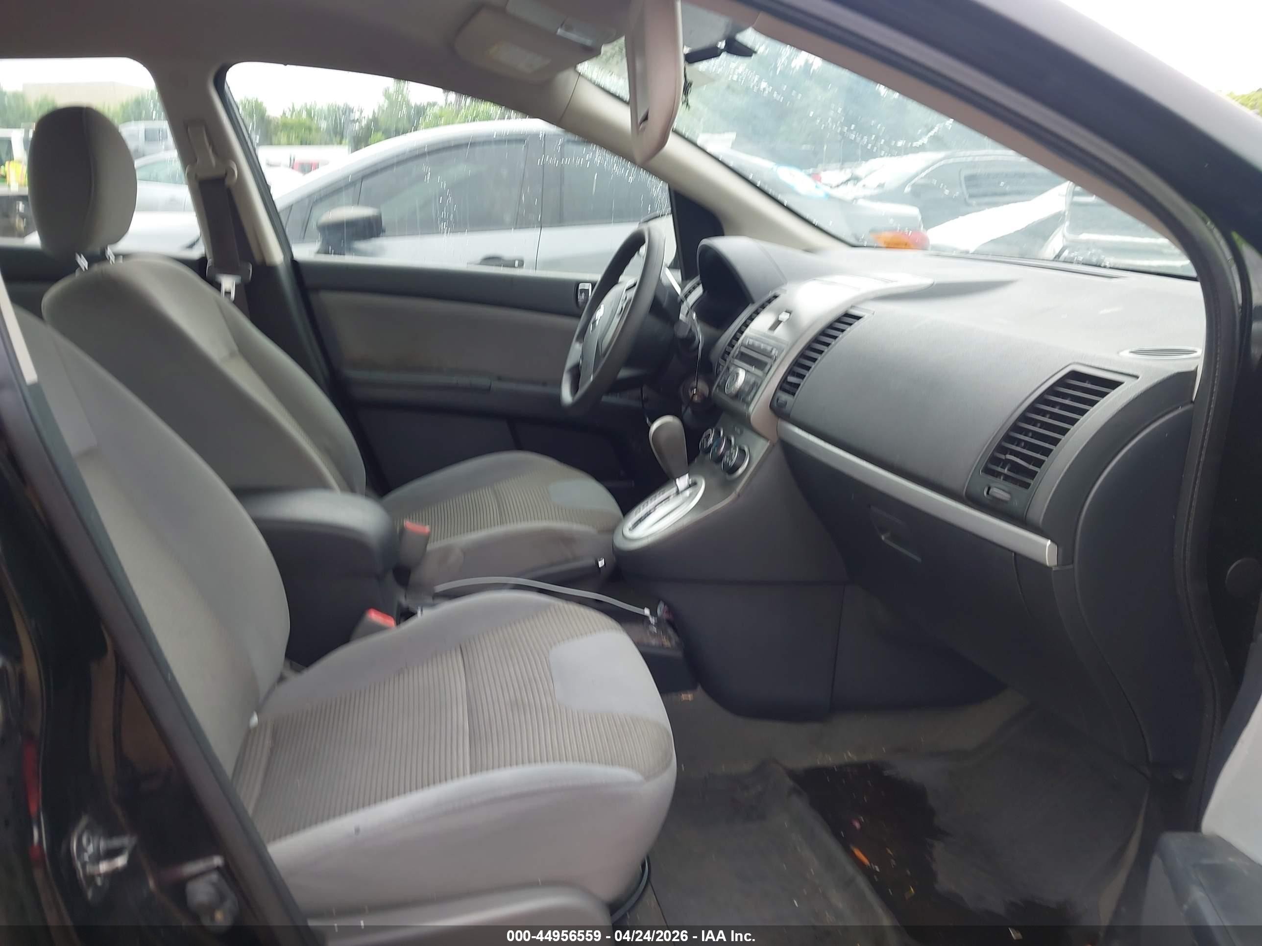 2012 Nissan Sentra 2.0 S Черный vin: 3N1AB6AP4CL713250