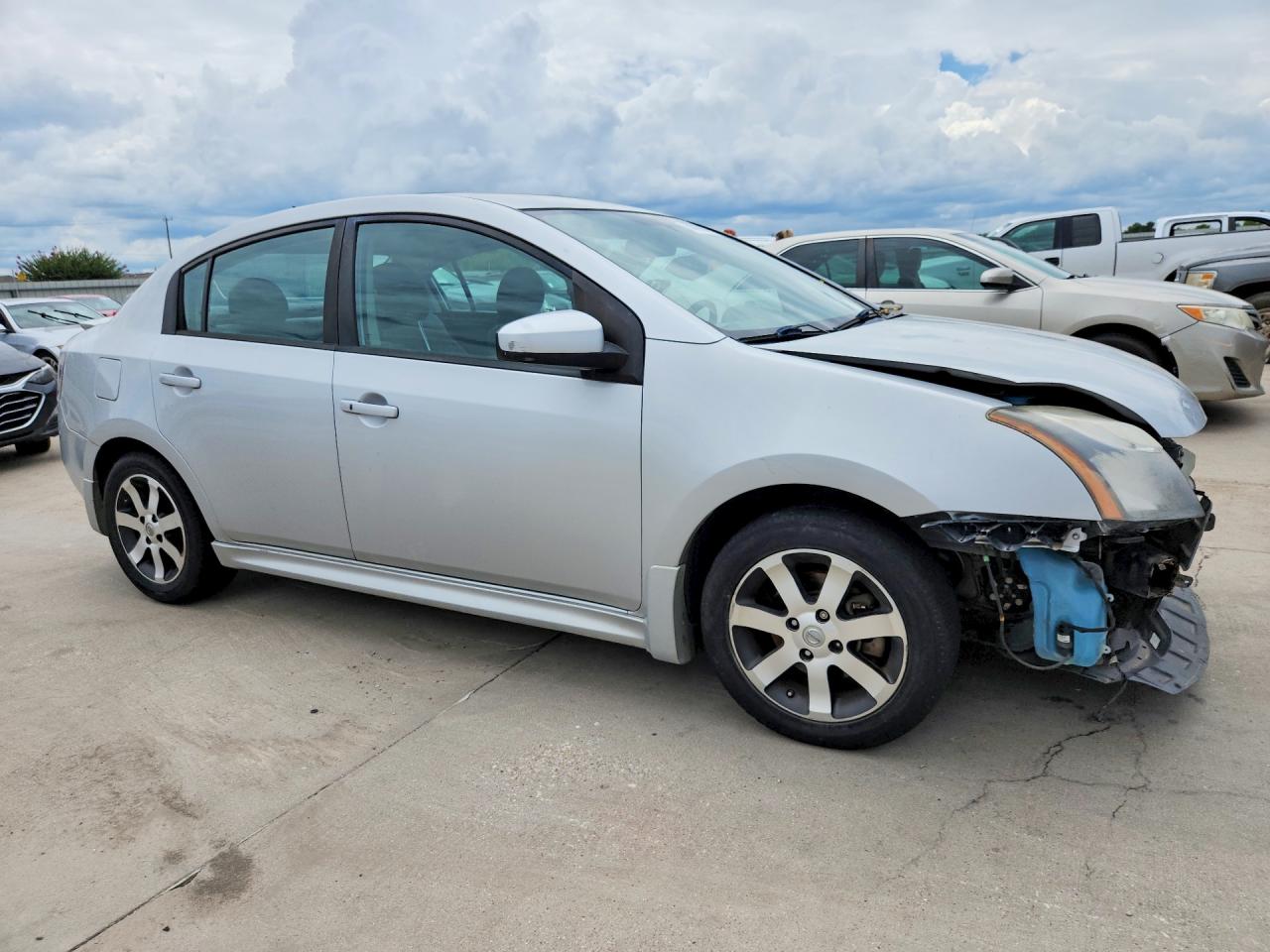 2012 Nissan Sentra 2.0 Silver vin: 3N1AB6AP4CL754476