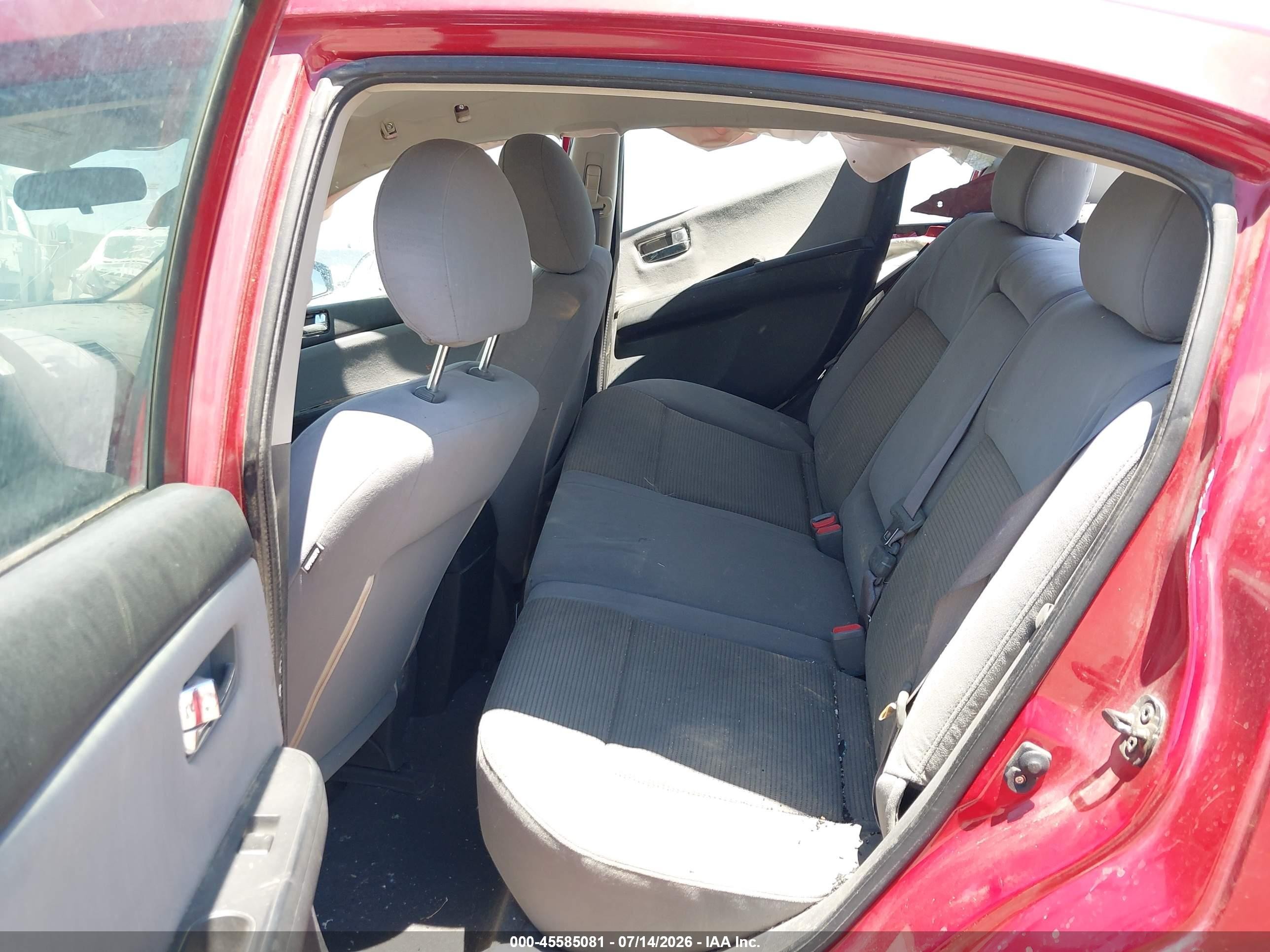 2012 Nissan Sentra 2.0 S Красный vin: 3N1AB6AP4CL757183