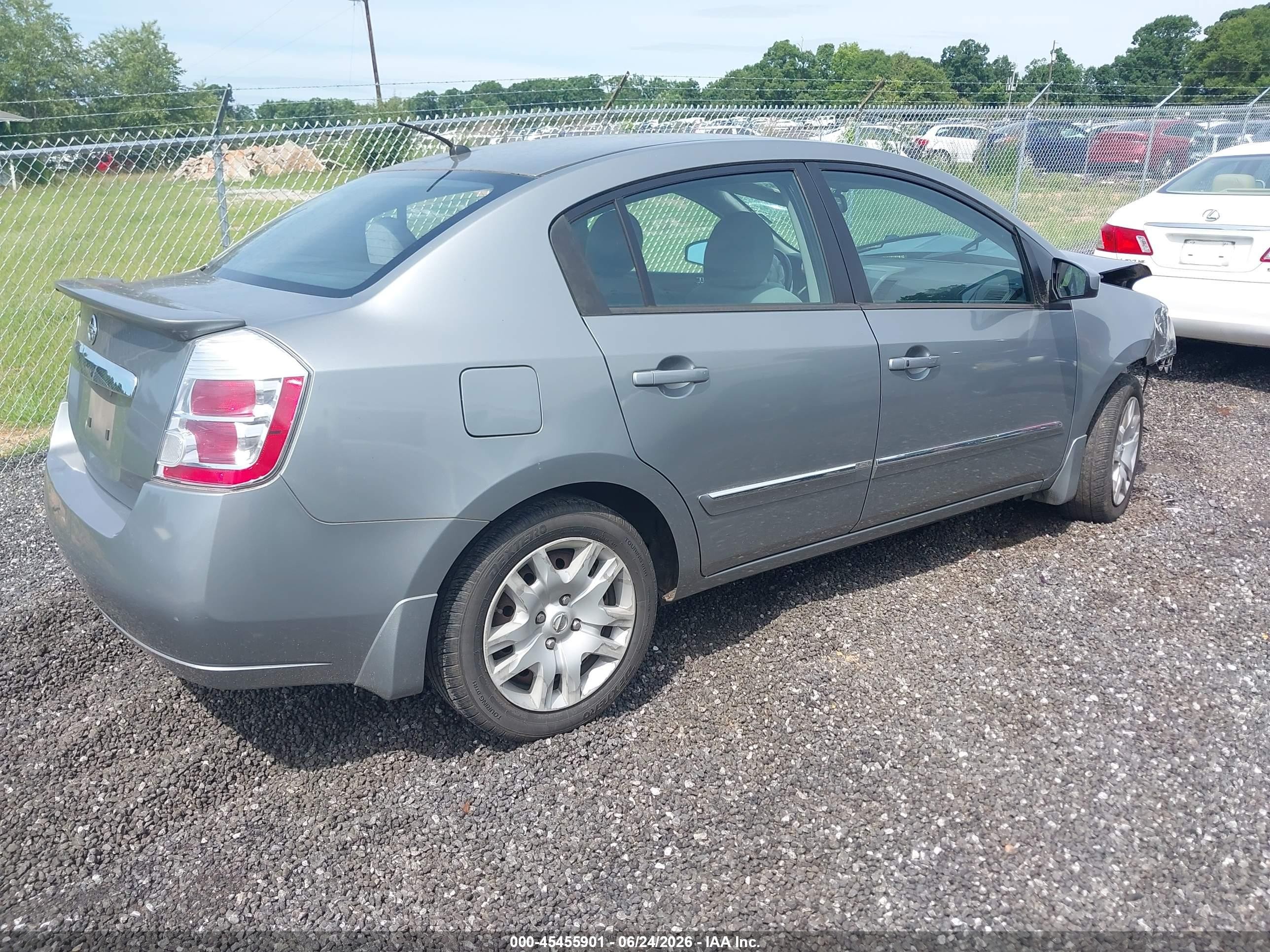 2012 Nissan Sentra 2.0 S Gray vin: 3N1AB6AP4CL759483