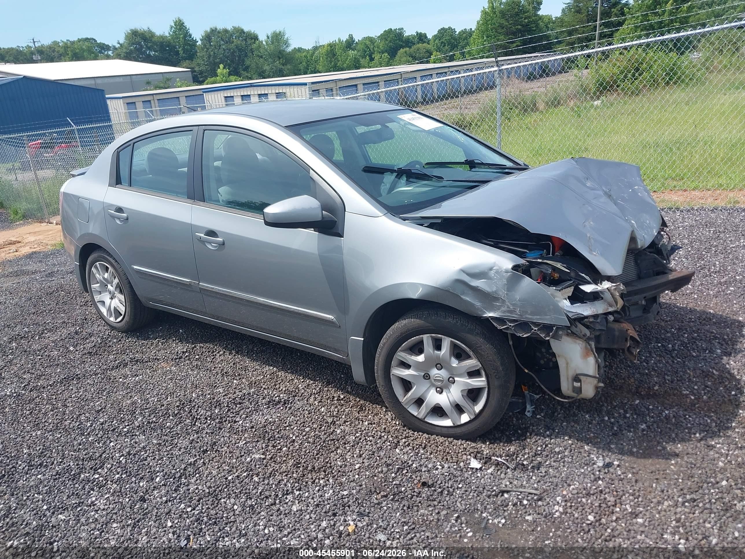2012 Nissan Sentra 2.0 S Gray vin: 3N1AB6AP4CL759483
