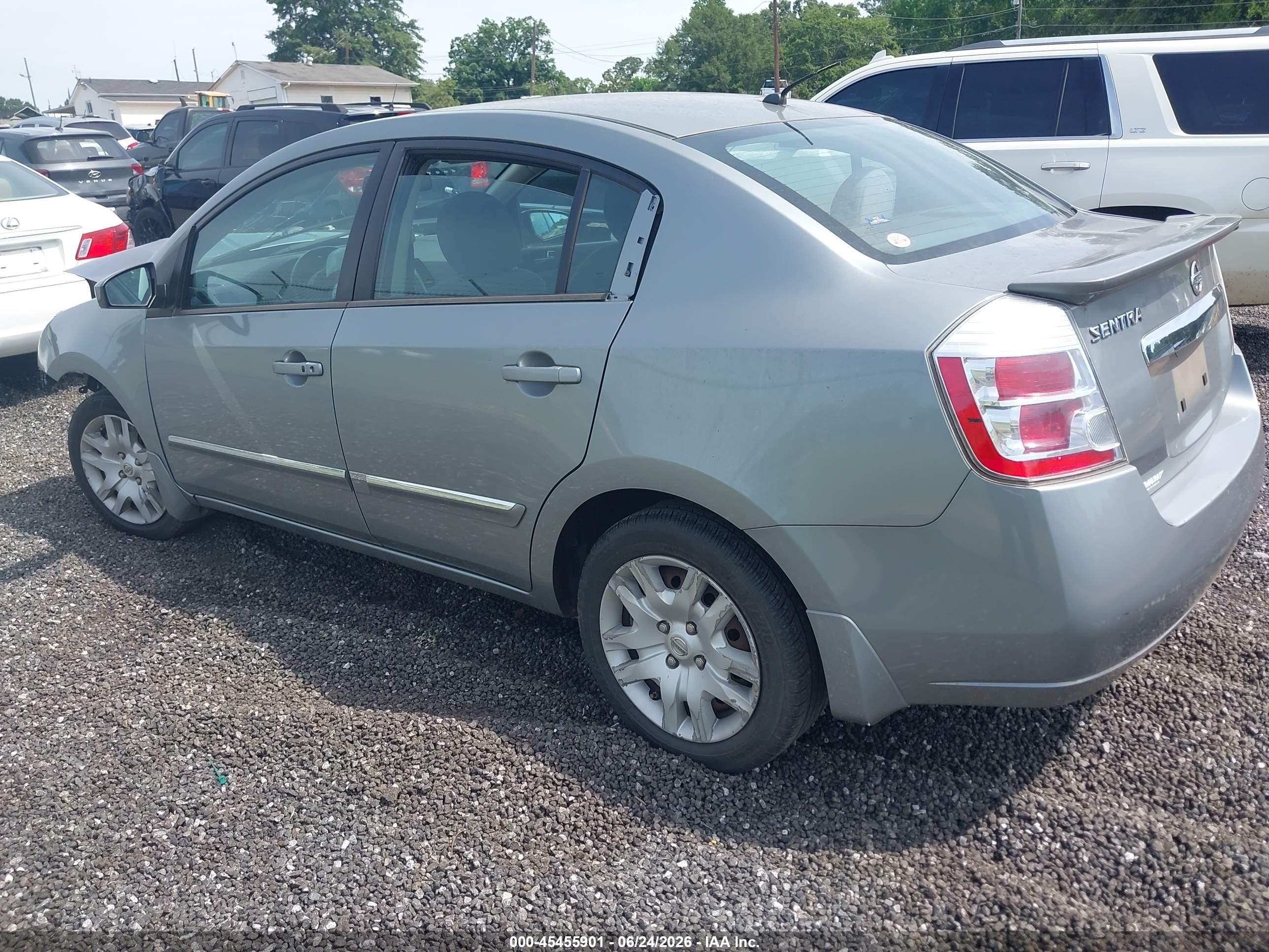 2012 Nissan Sentra 2.0 S Gray vin: 3N1AB6AP4CL759483