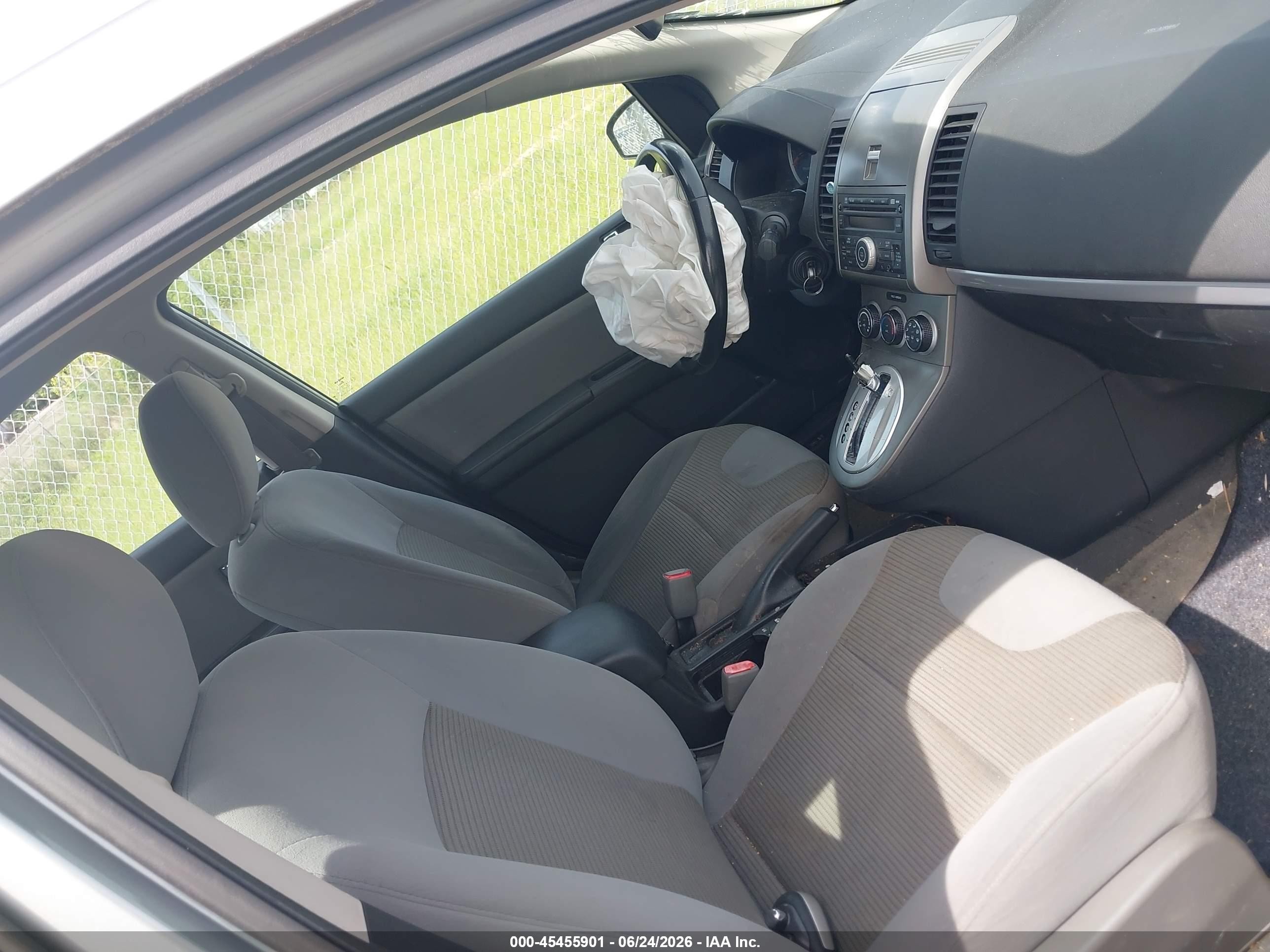 2012 Nissan Sentra 2.0 S Gray vin: 3N1AB6AP4CL759483