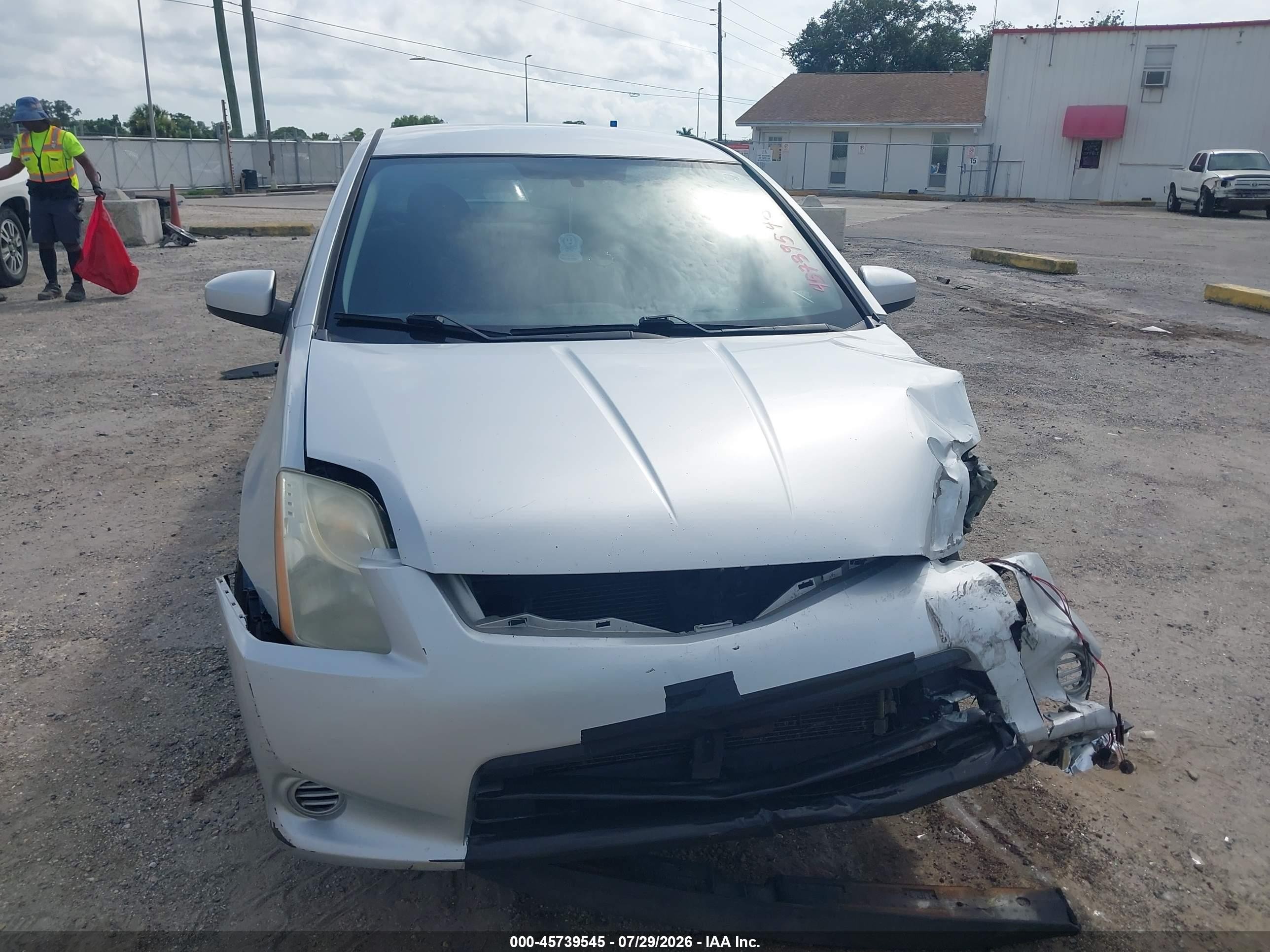 2012 Nissan Sentra 2.0 S Серебряный vin: 3N1AB6AP4CL776364