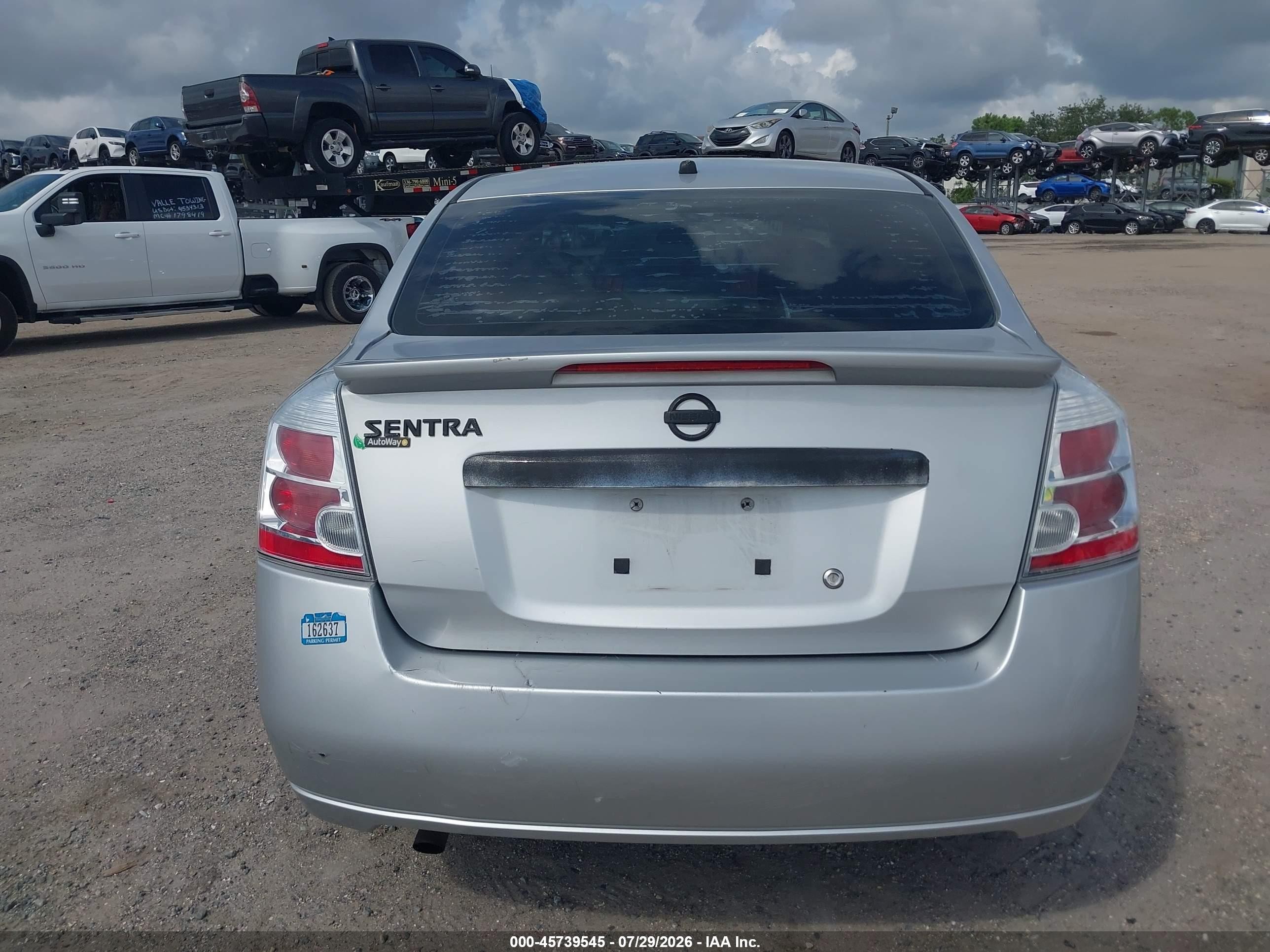 2012 Nissan Sentra 2.0 S Серебряный vin: 3N1AB6AP4CL776364