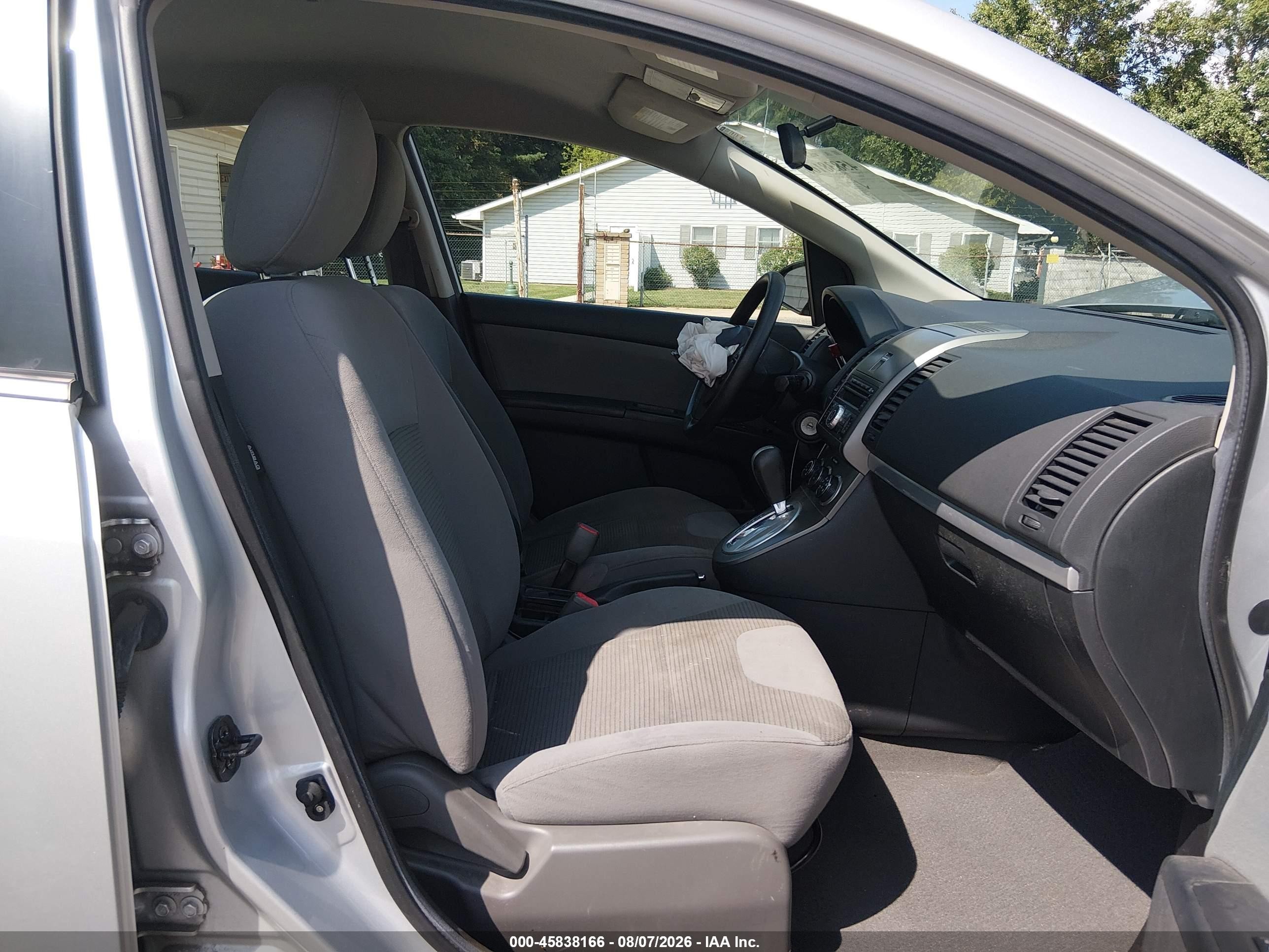 2012 Nissan Sentra 2.0 Sr Silver vin: 3N1AB6AP4CL781841