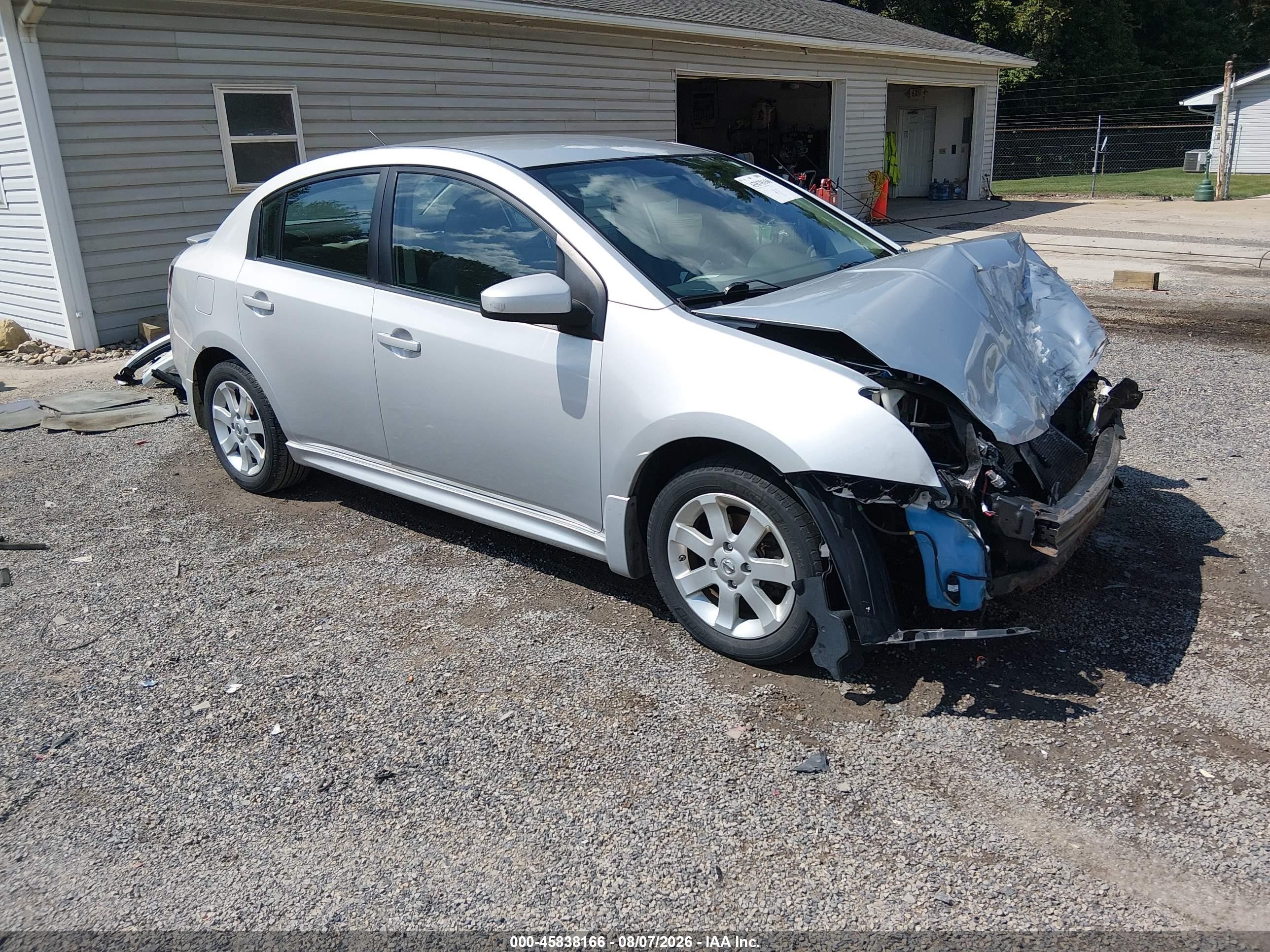 2012 Nissan Sentra 2.0 Sr Silver vin: 3N1AB6AP4CL781841