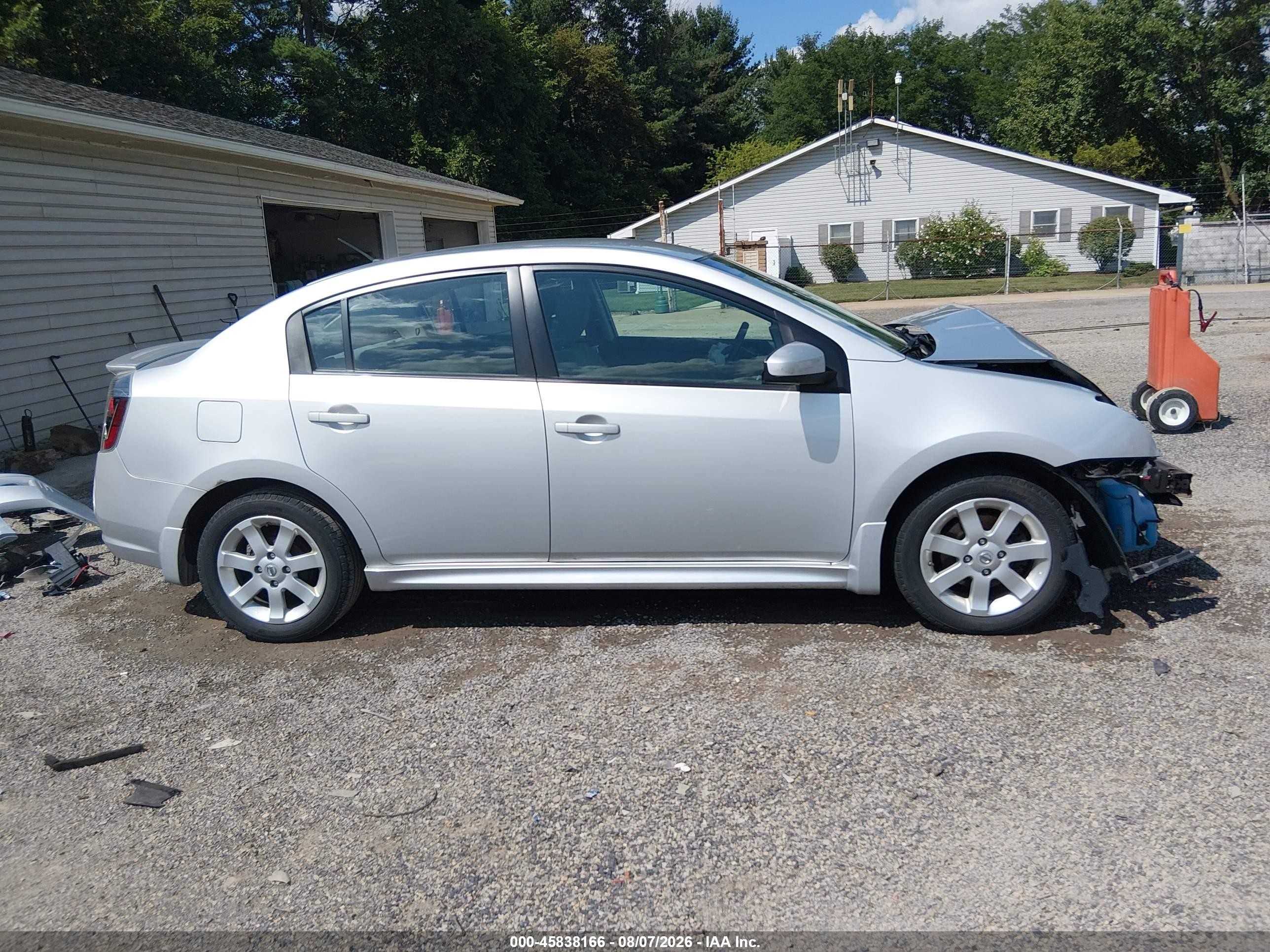 2012 Nissan Sentra 2.0 Sr Silver vin: 3N1AB6AP4CL781841