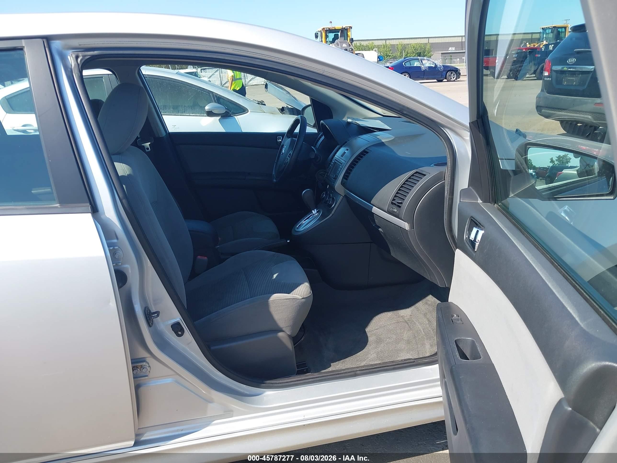 2012 Nissan Sentra 2.0 Sr Silver vin: 3N1AB6AP4CL783783