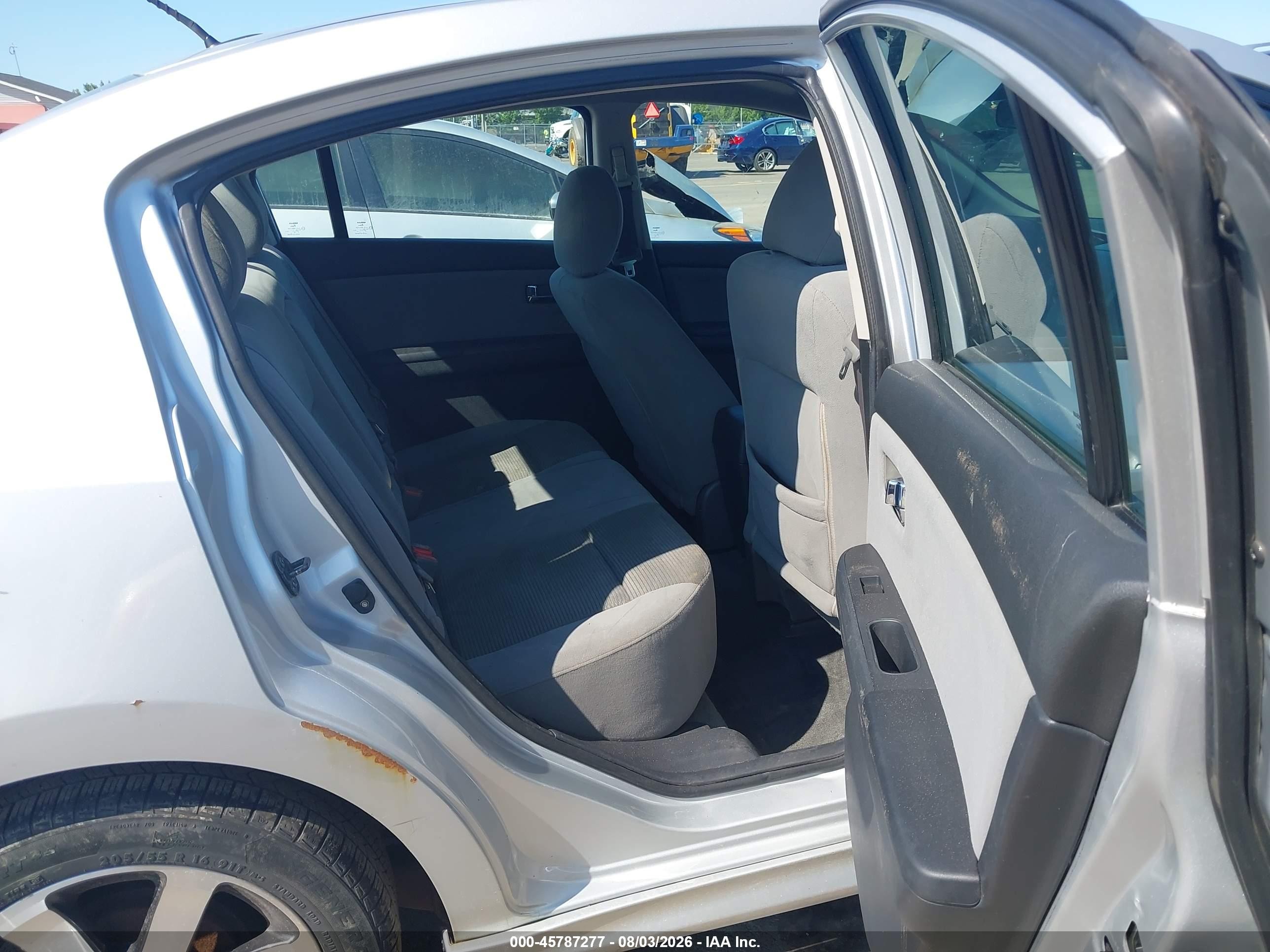 2012 Nissan Sentra 2.0 Sr Silver vin: 3N1AB6AP4CL783783
