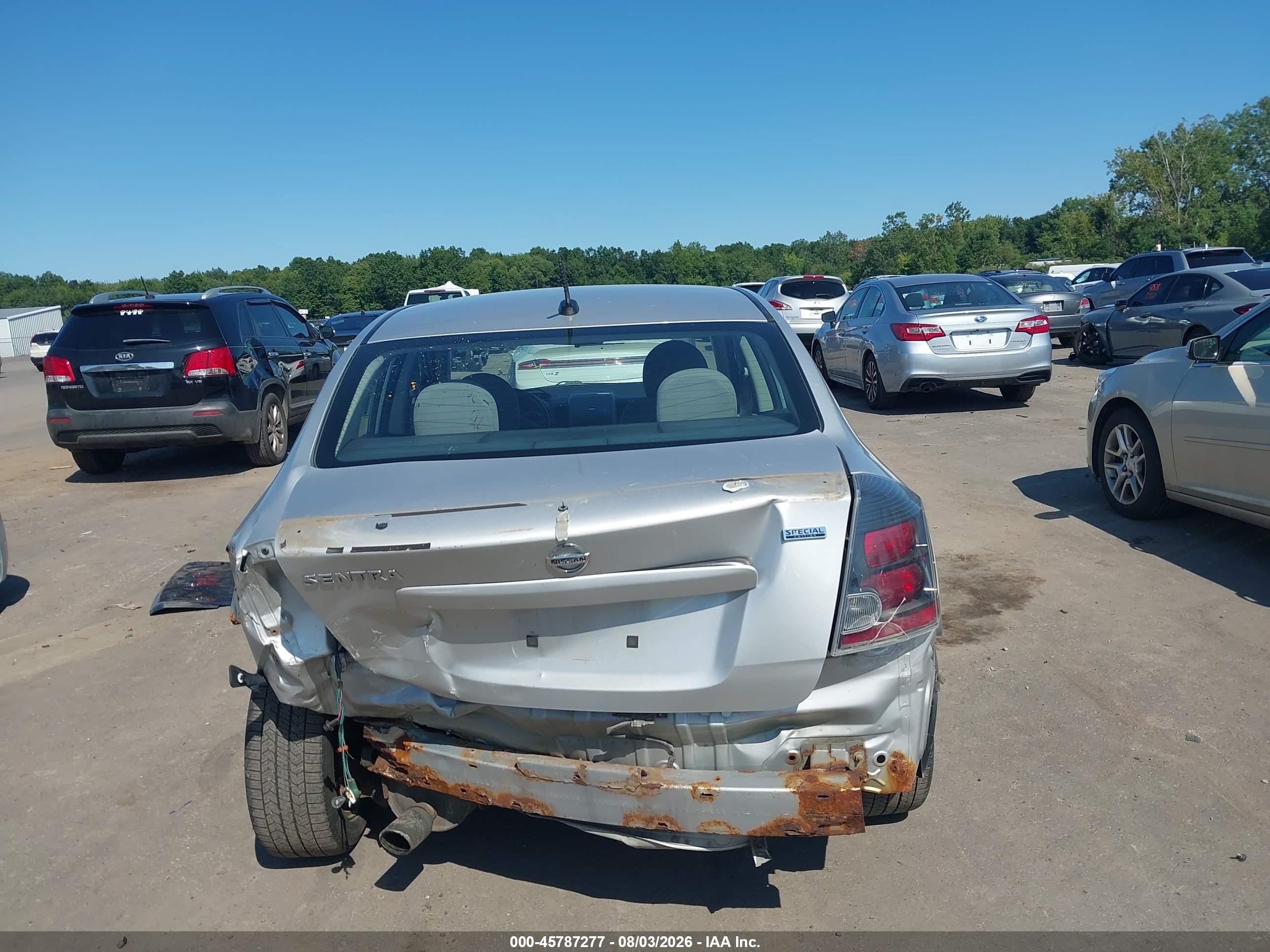 2012 Nissan Sentra 2.0 Sr Silver vin: 3N1AB6AP4CL783783