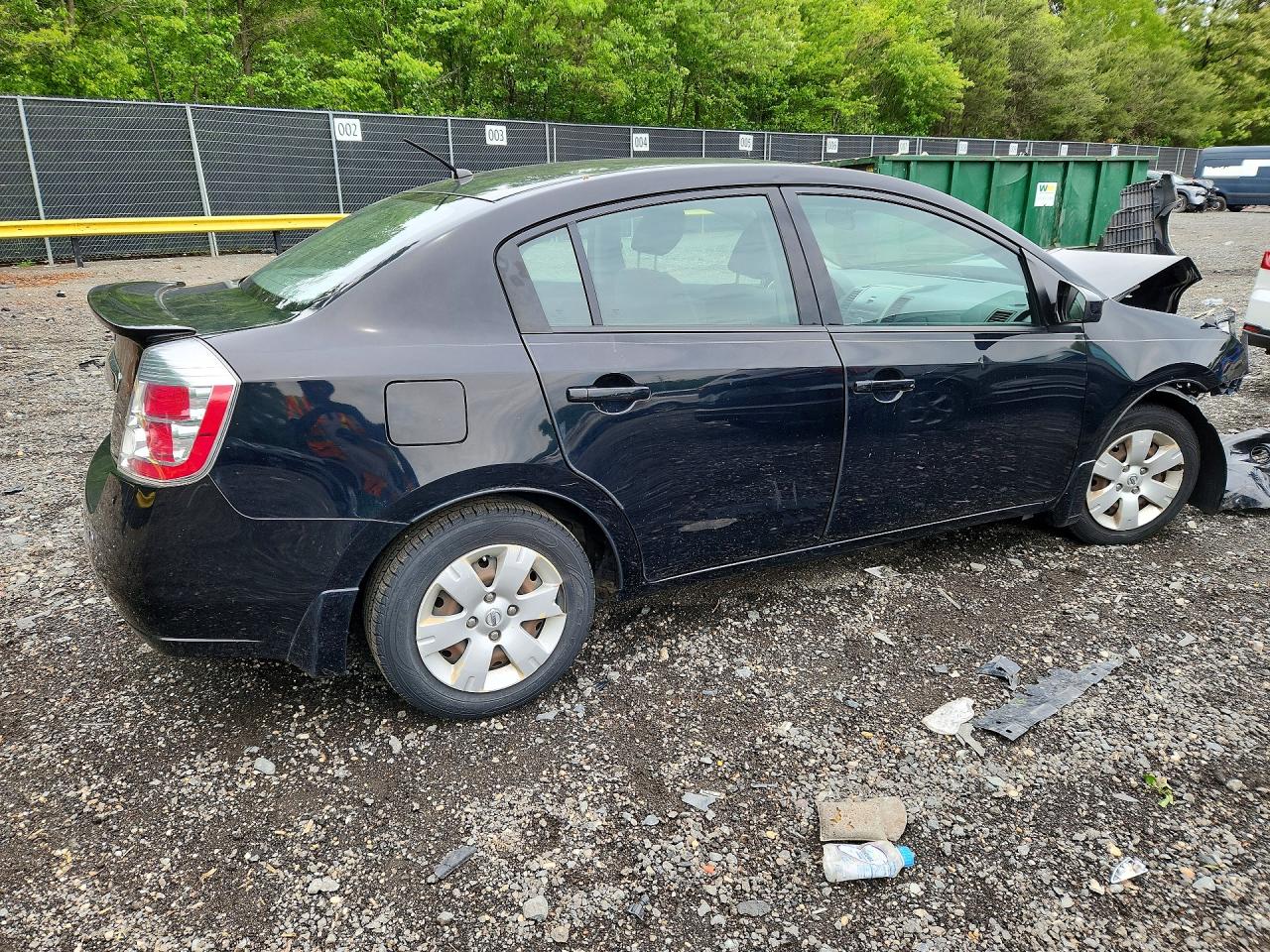 2012 Nissan Sentra Black vin: 3N1AB6AP4CL785677