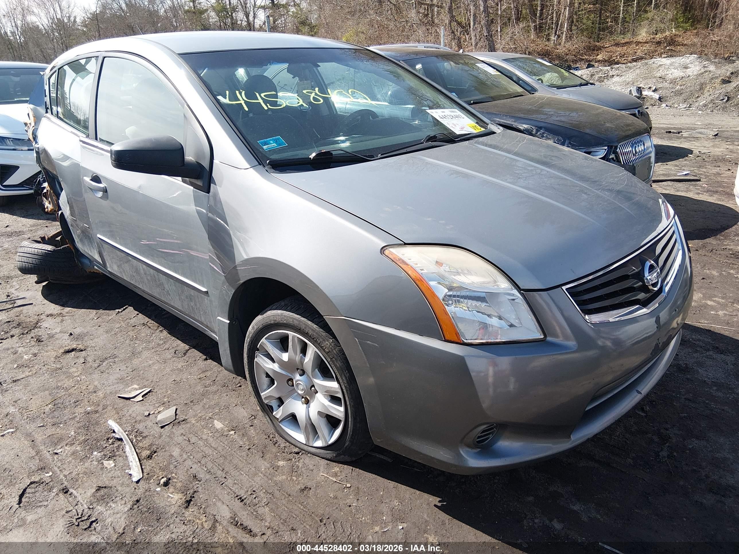2010 Nissan Sentra 2.0 Gray vin: 3N1AB6AP5AL617320