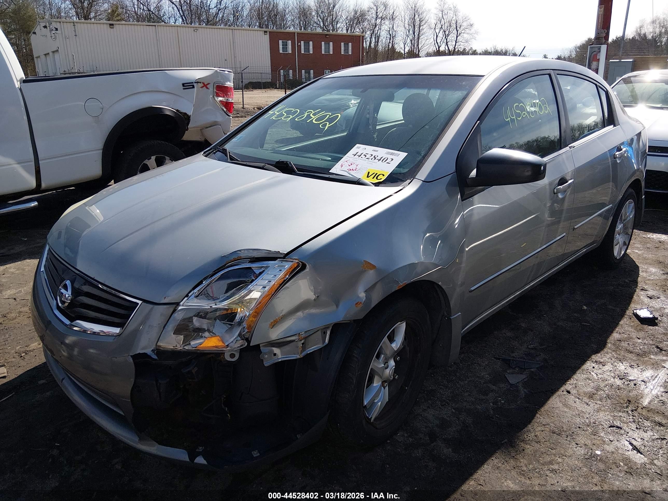 2010 Nissan Sentra 2.0 Gray vin: 3N1AB6AP5AL617320