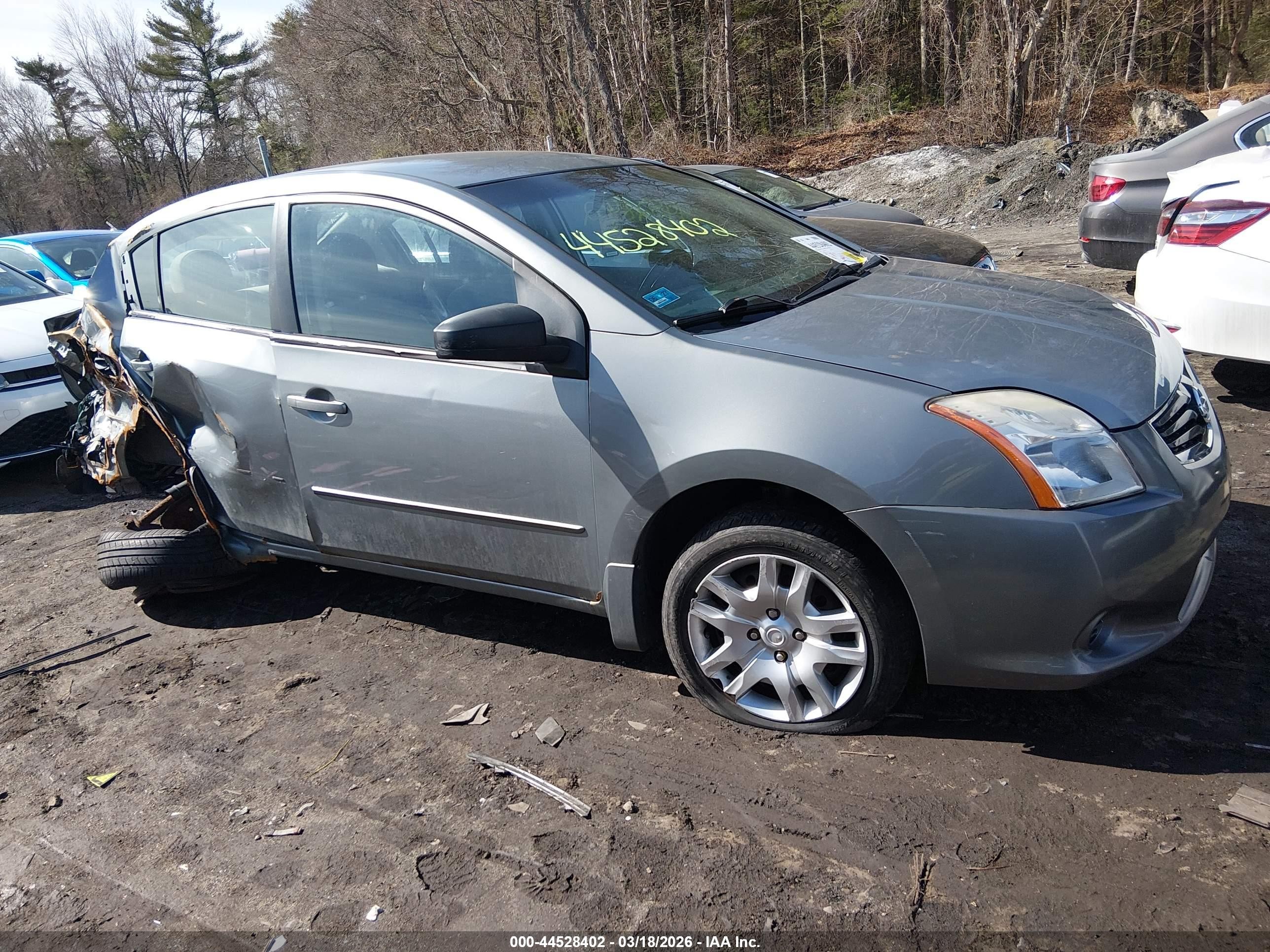 2010 Nissan Sentra 2.0 Gray vin: 3N1AB6AP5AL617320