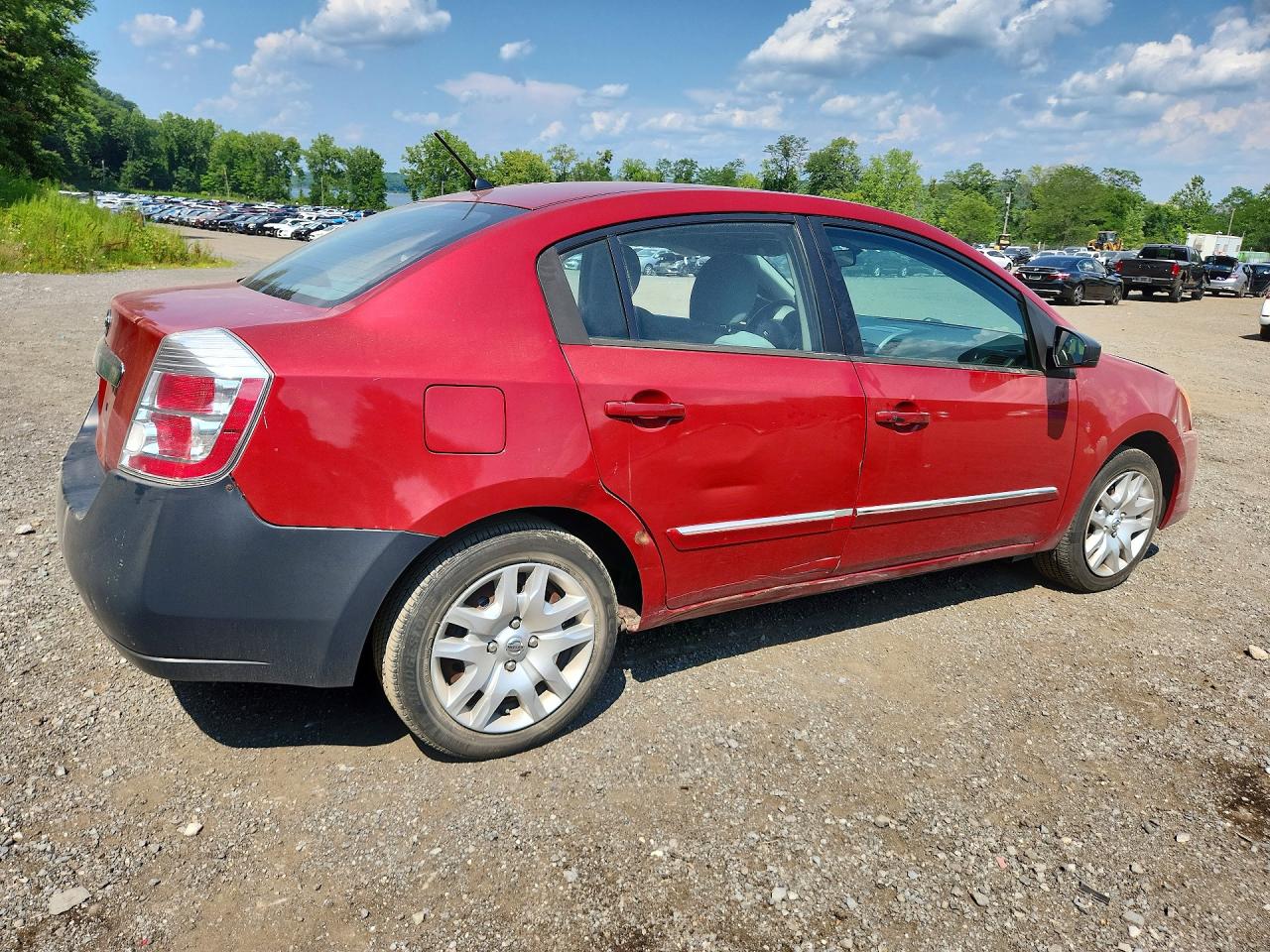 2010 Nissan Sentra 2.0 Red vin: 3N1AB6AP5AL634442