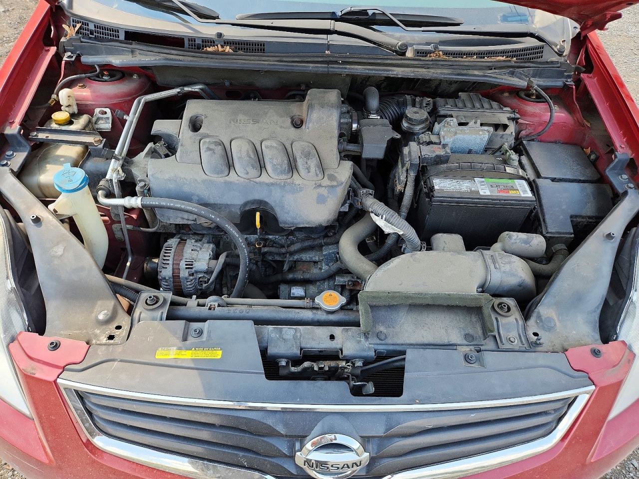 2010 Nissan Sentra 2.0 Red vin: 3N1AB6AP5AL634442