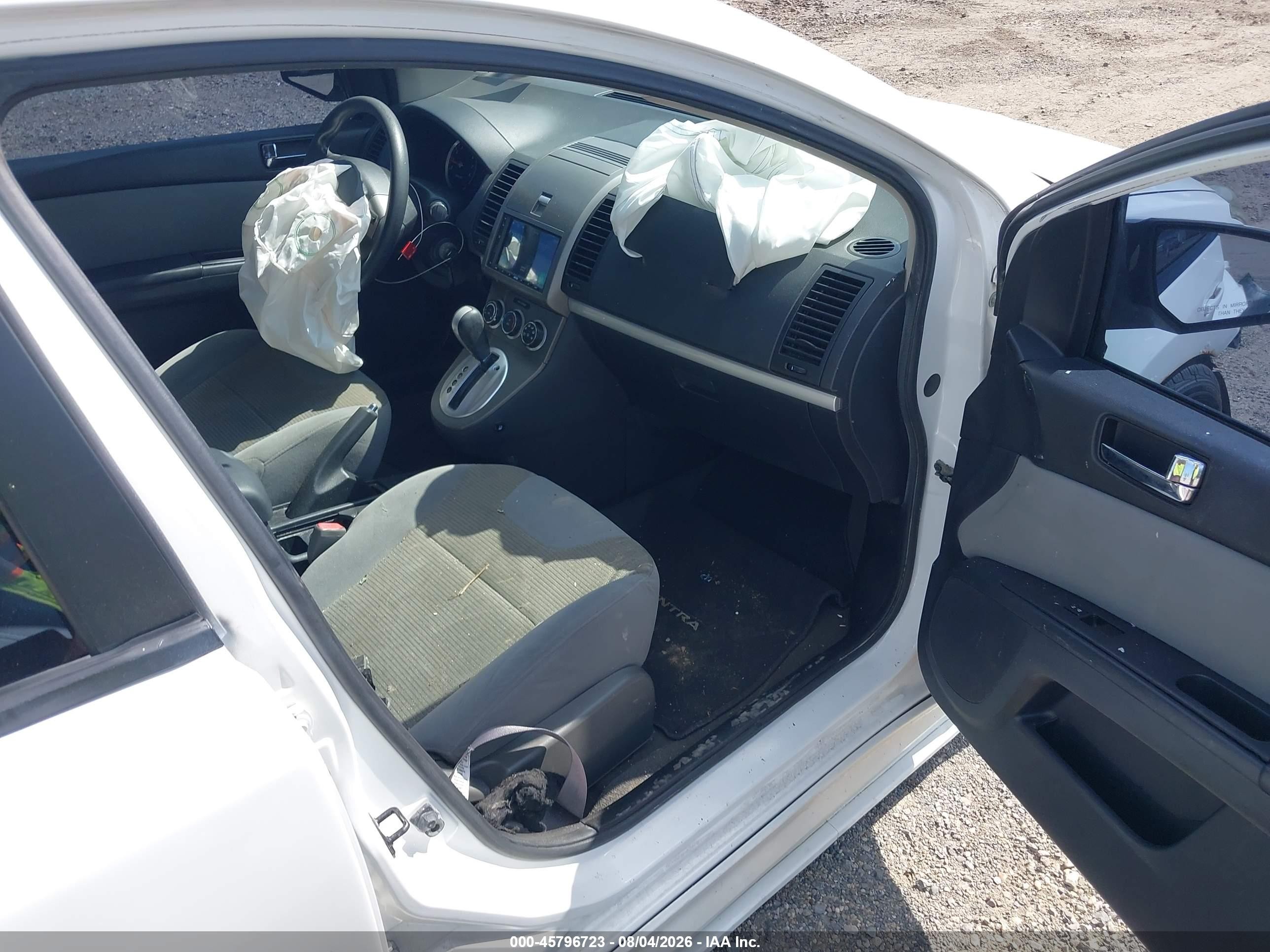 2010 Nissan Sentra 2.0sr Белый vin: 3N1AB6AP5AL644145