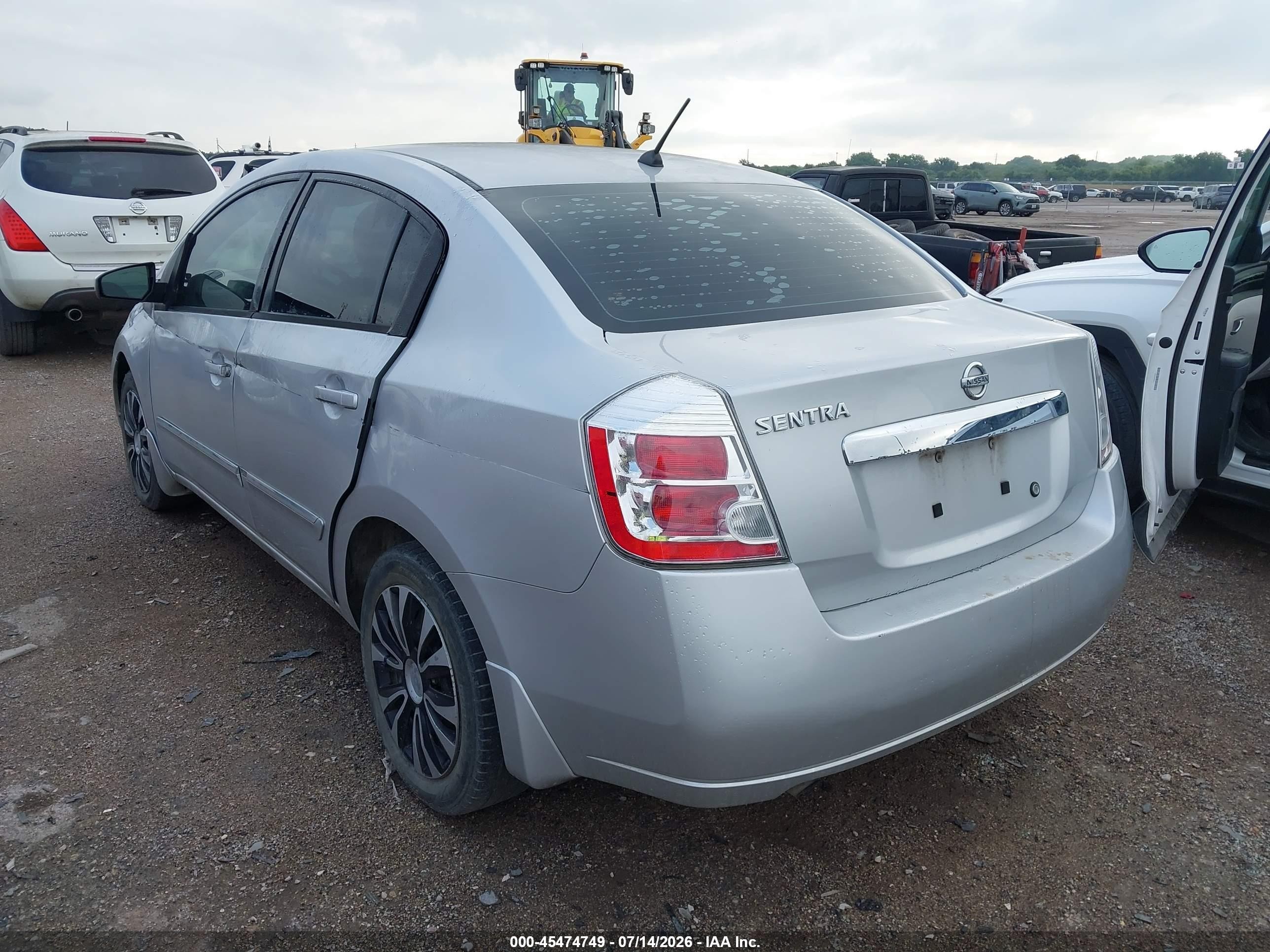 2010 Nissan Sentra 2.0s Silver vin: 3N1AB6AP5AL669580