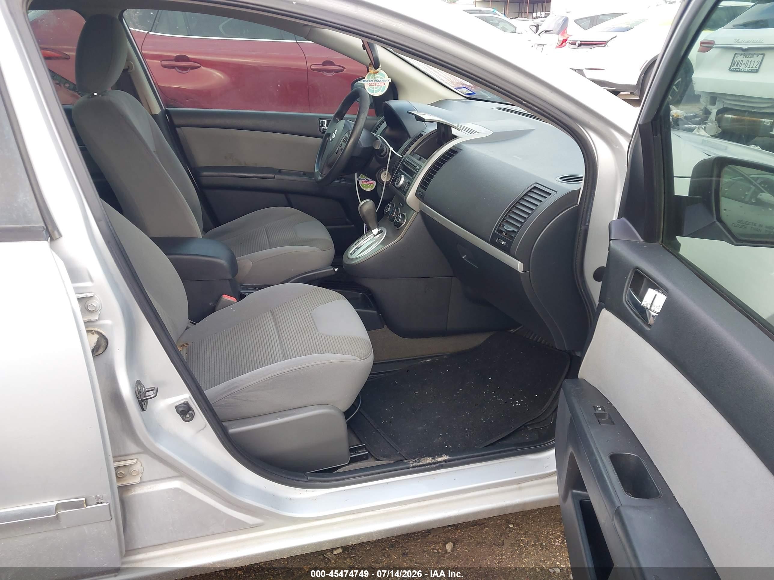 2010 Nissan Sentra 2.0s Silver vin: 3N1AB6AP5AL669580