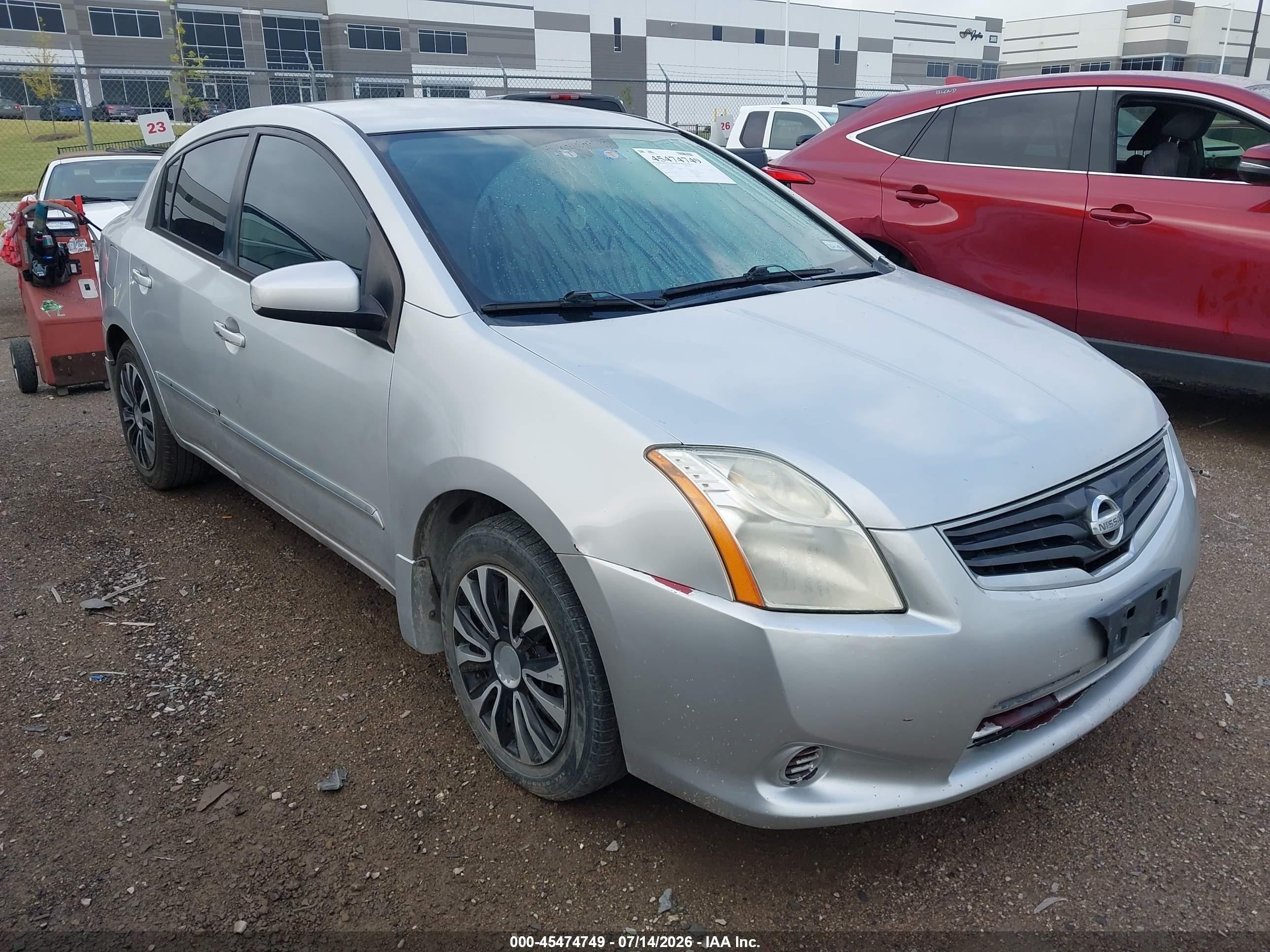 2010 Nissan Sentra 2.0s Silver vin: 3N1AB6AP5AL669580