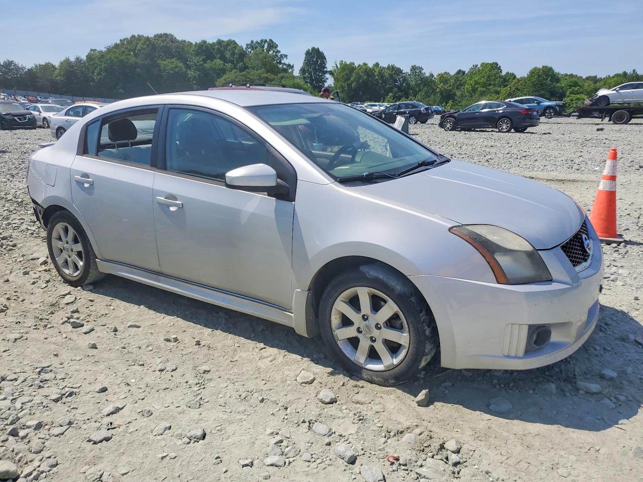 2010 Nissan Sentra 2.0 Silver vin: 3N1AB6AP5AL697525
