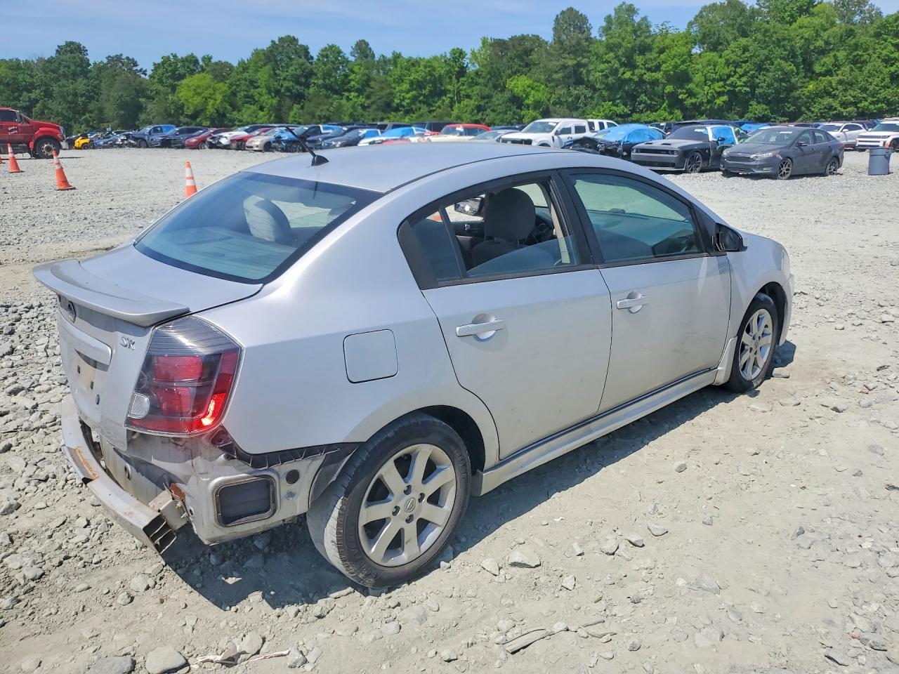 2010 Nissan Sentra 2.0 Silver vin: 3N1AB6AP5AL697525