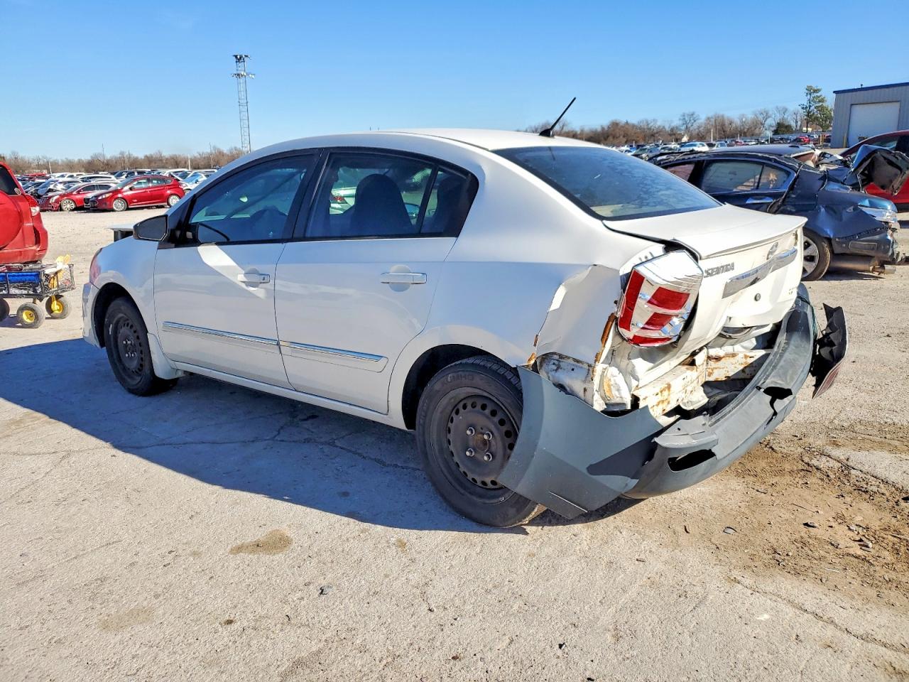 2010 Nissan Sentra 2.0 White vin: 3N1AB6AP5AL699548