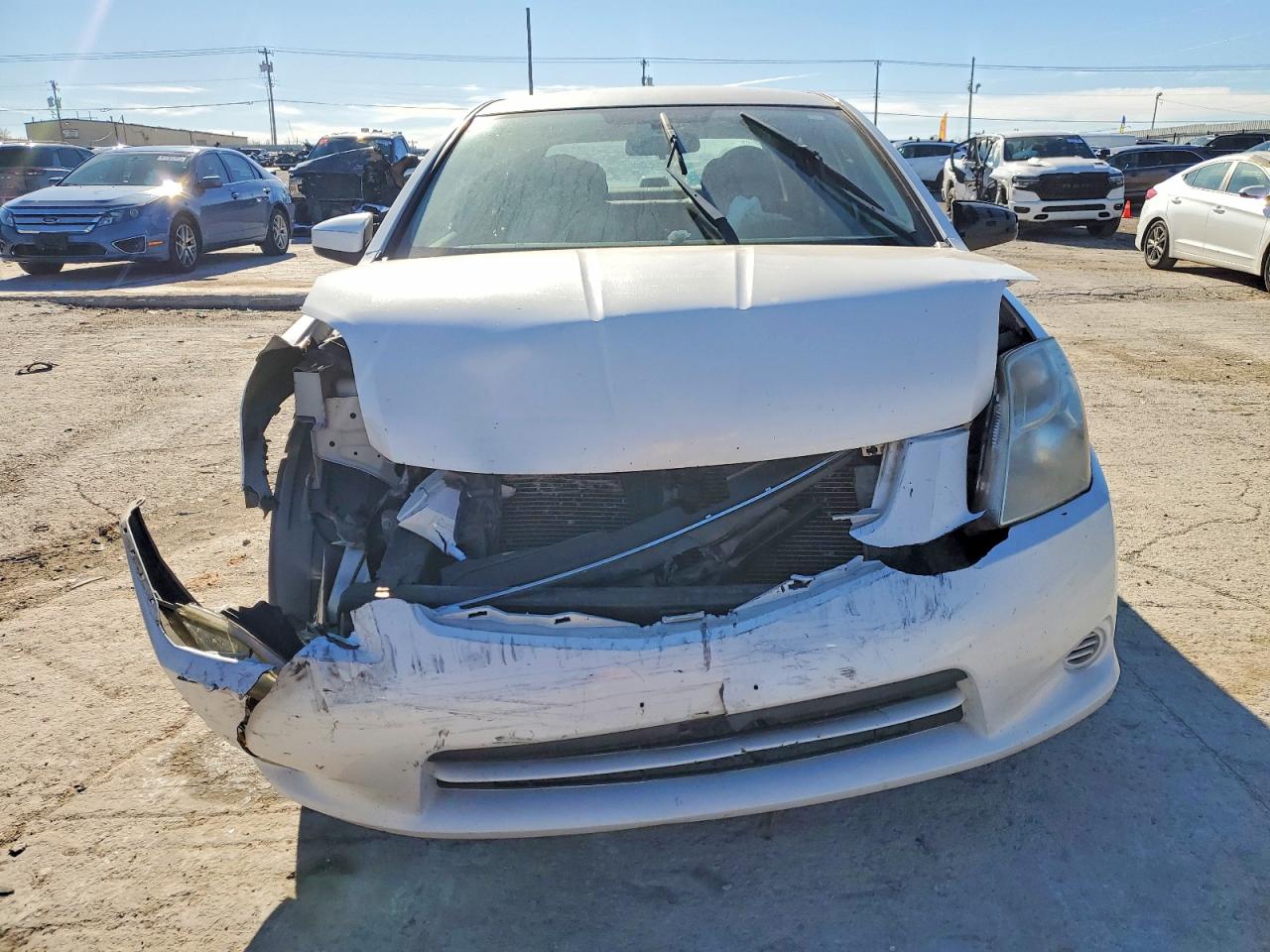 2010 Nissan Sentra 2.0 White vin: 3N1AB6AP5AL699548