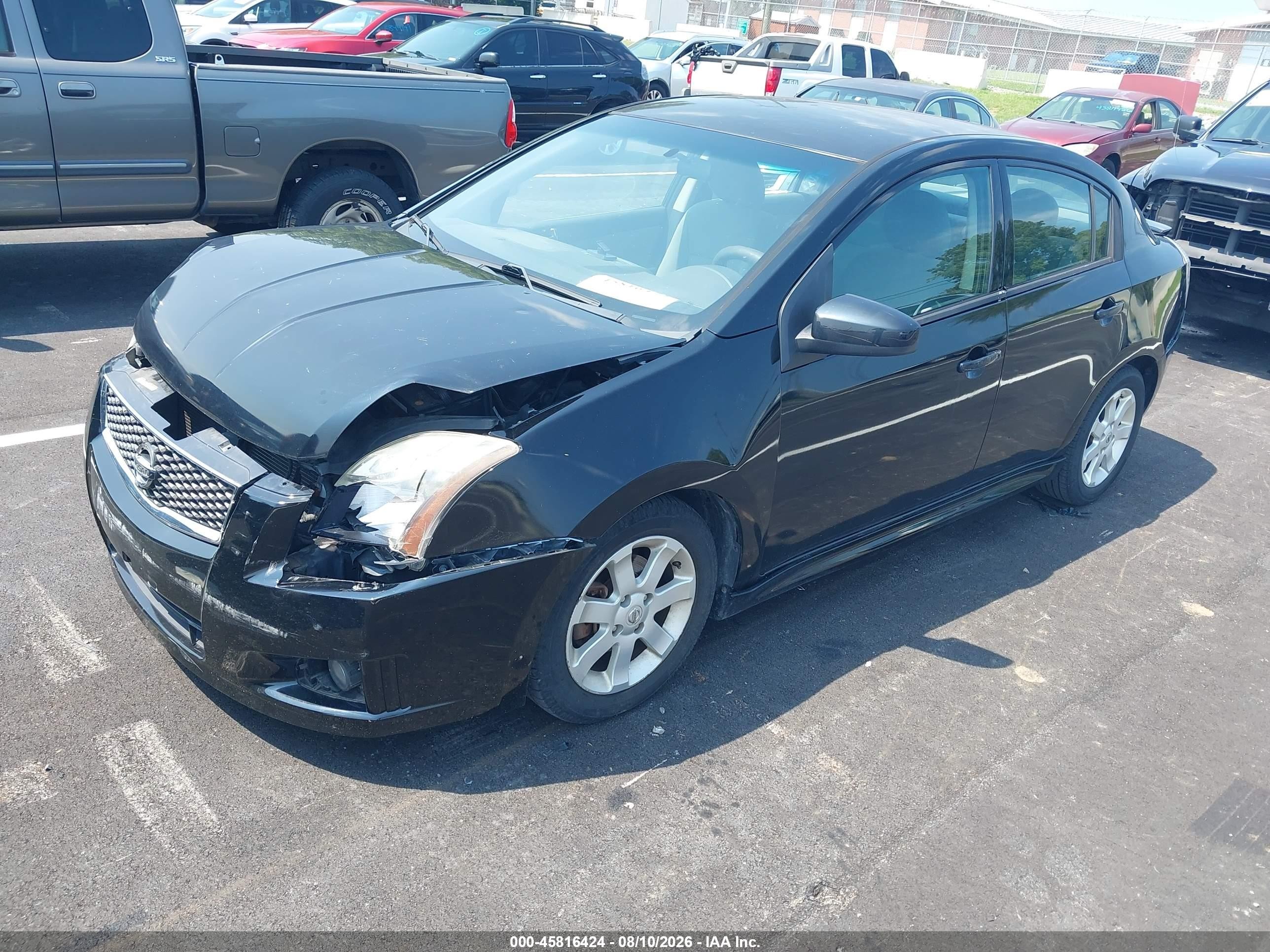 2010 Nissan Sentra 2.0sr Black vin: 3N1AB6AP5AL700469