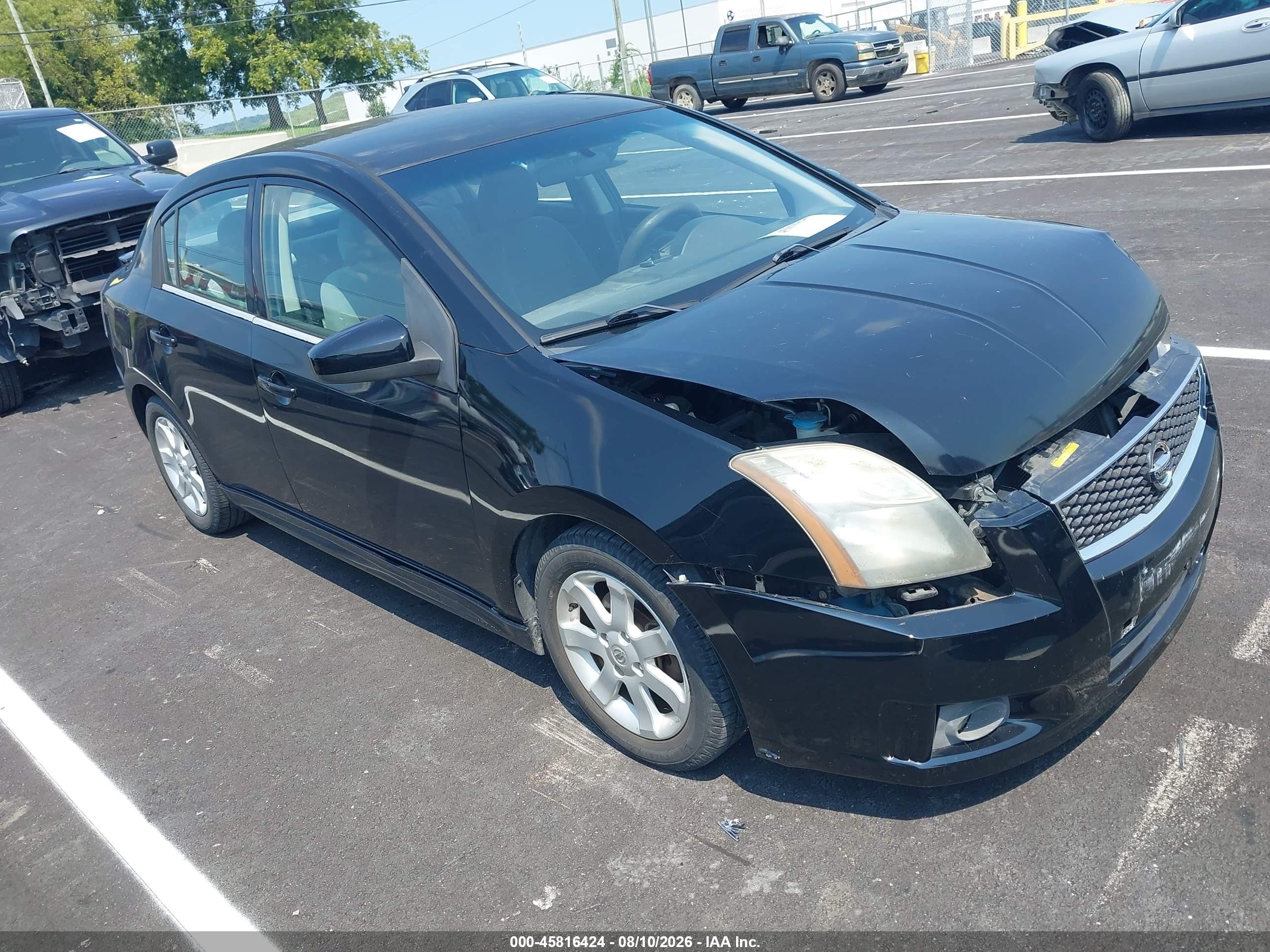 2010 Nissan Sentra 2.0sr Черный vin: 3N1AB6AP5AL700469