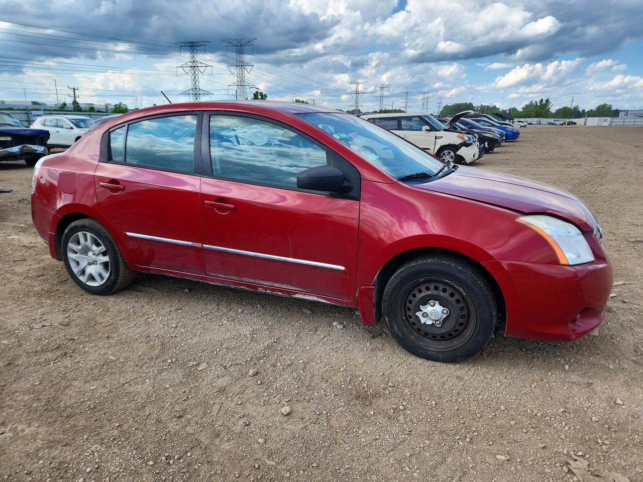2010 Nissan Sentra 2.0 Red vin: 3N1AB6AP5AL716882