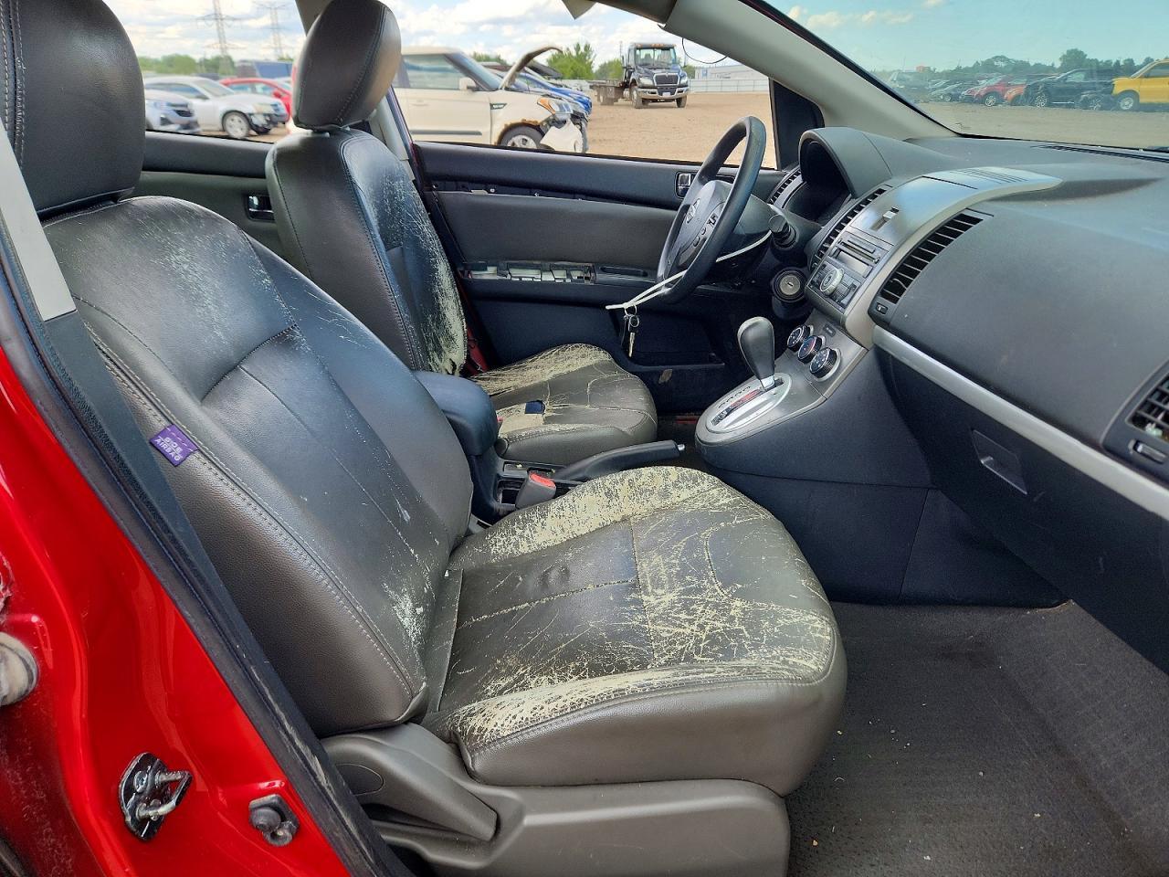 2010 Nissan Sentra 2.0 Red vin: 3N1AB6AP5AL716882