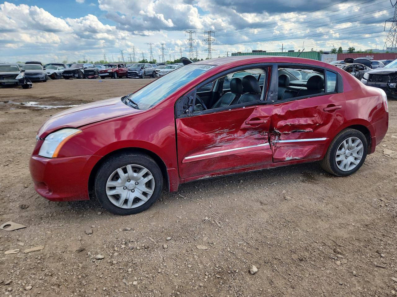 2010 Nissan Sentra 2.0 Red vin: 3N1AB6AP5AL716882