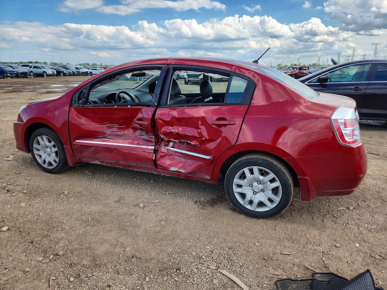 2010 Nissan Sentra 2.0 Red vin: 3N1AB6AP5AL716882
