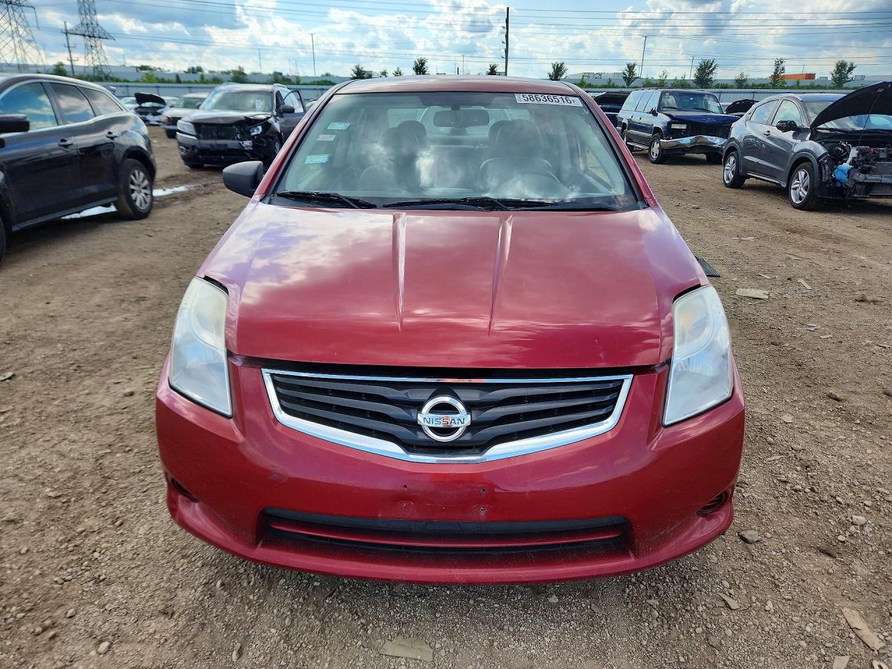 2010 Nissan Sentra 2.0 Red vin: 3N1AB6AP5AL716882