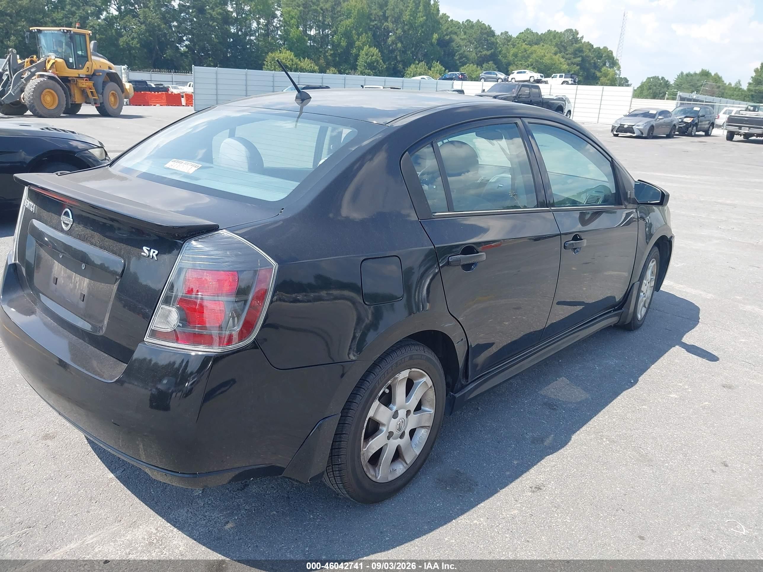 2010 Nissan Sentra 2.0sr Черный vin: 3N1AB6AP5AL726537
