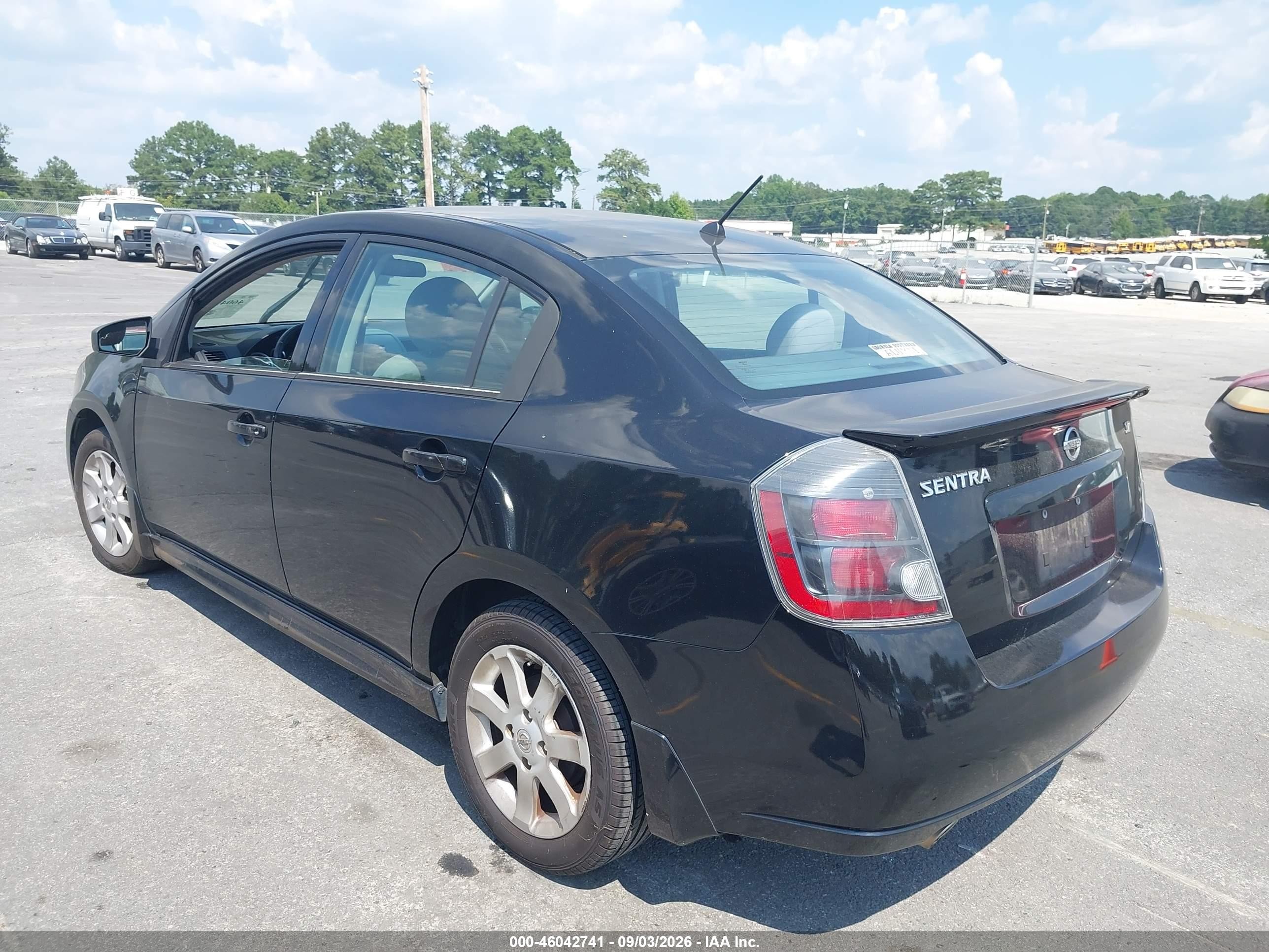 2010 Nissan Sentra 2.0sr Черный vin: 3N1AB6AP5AL726537