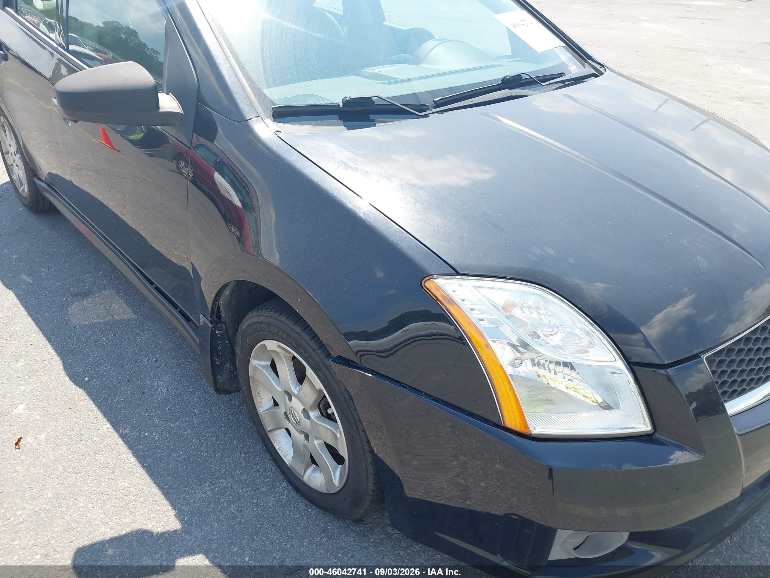 2010 Nissan Sentra 2.0sr Черный vin: 3N1AB6AP5AL726537