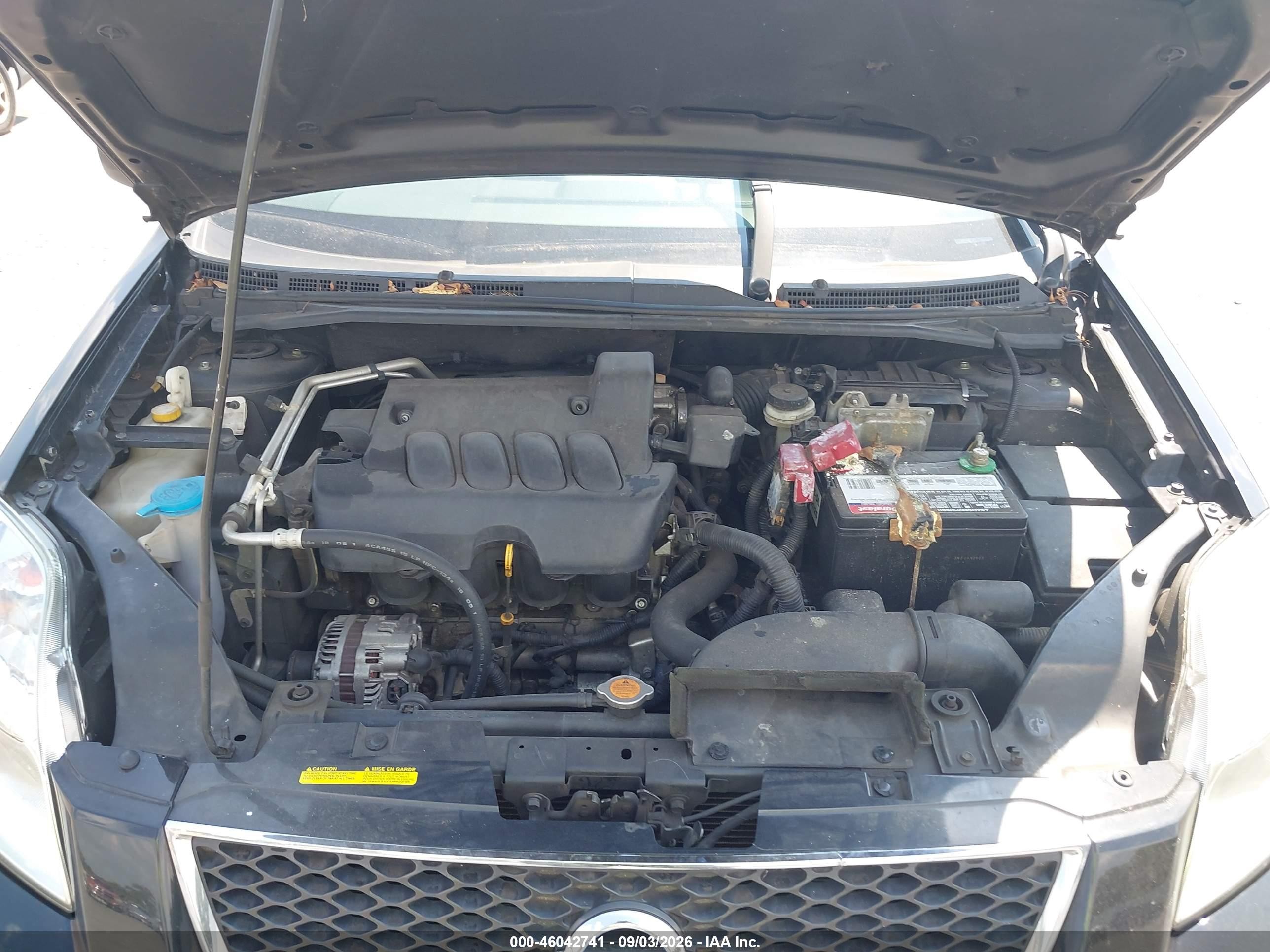 2010 Nissan Sentra 2.0sr Черный vin: 3N1AB6AP5AL726537