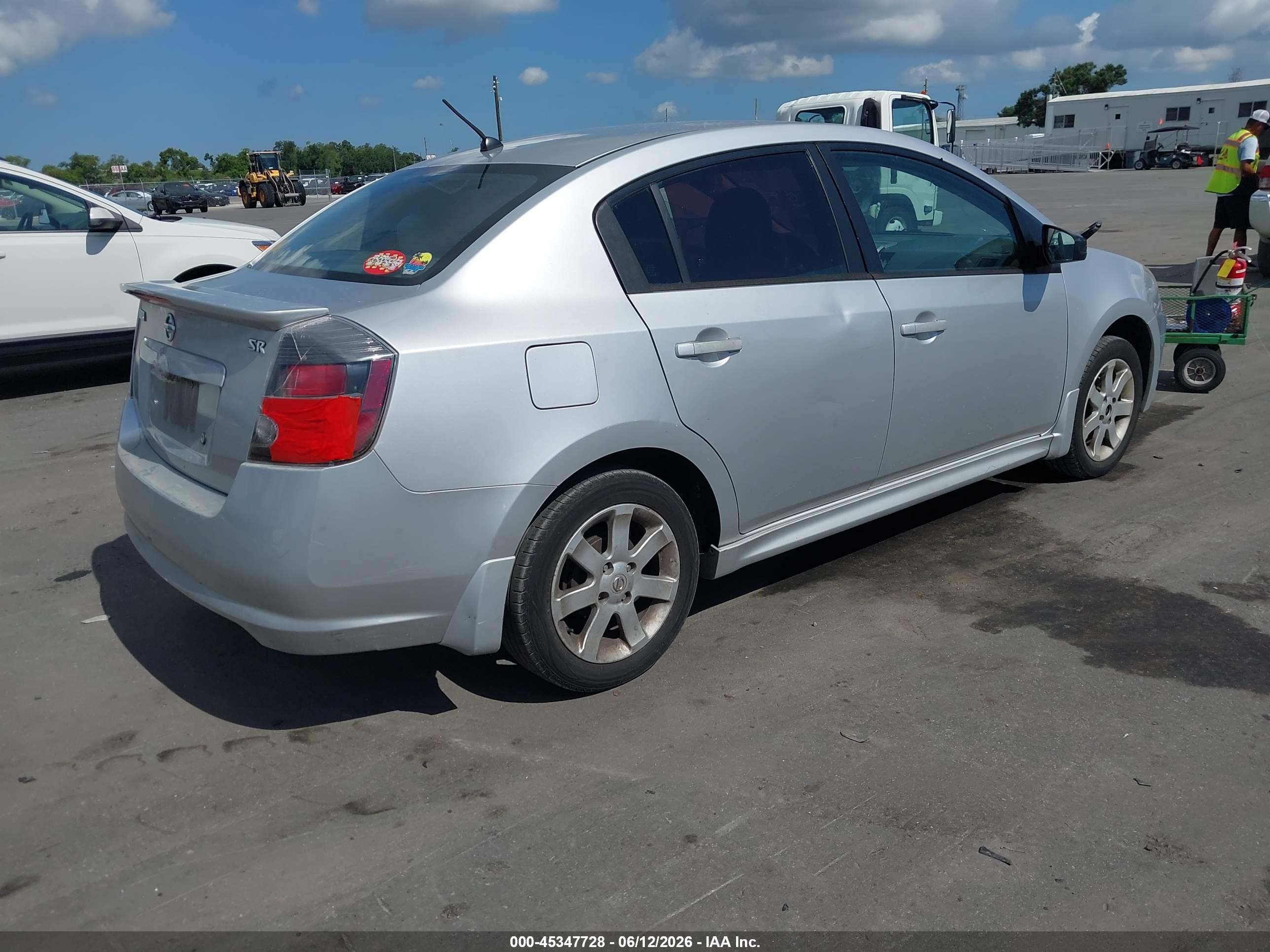 2011 Nissan Sentra 2.0sr Silver vin: 3N1AB6AP5BL607114