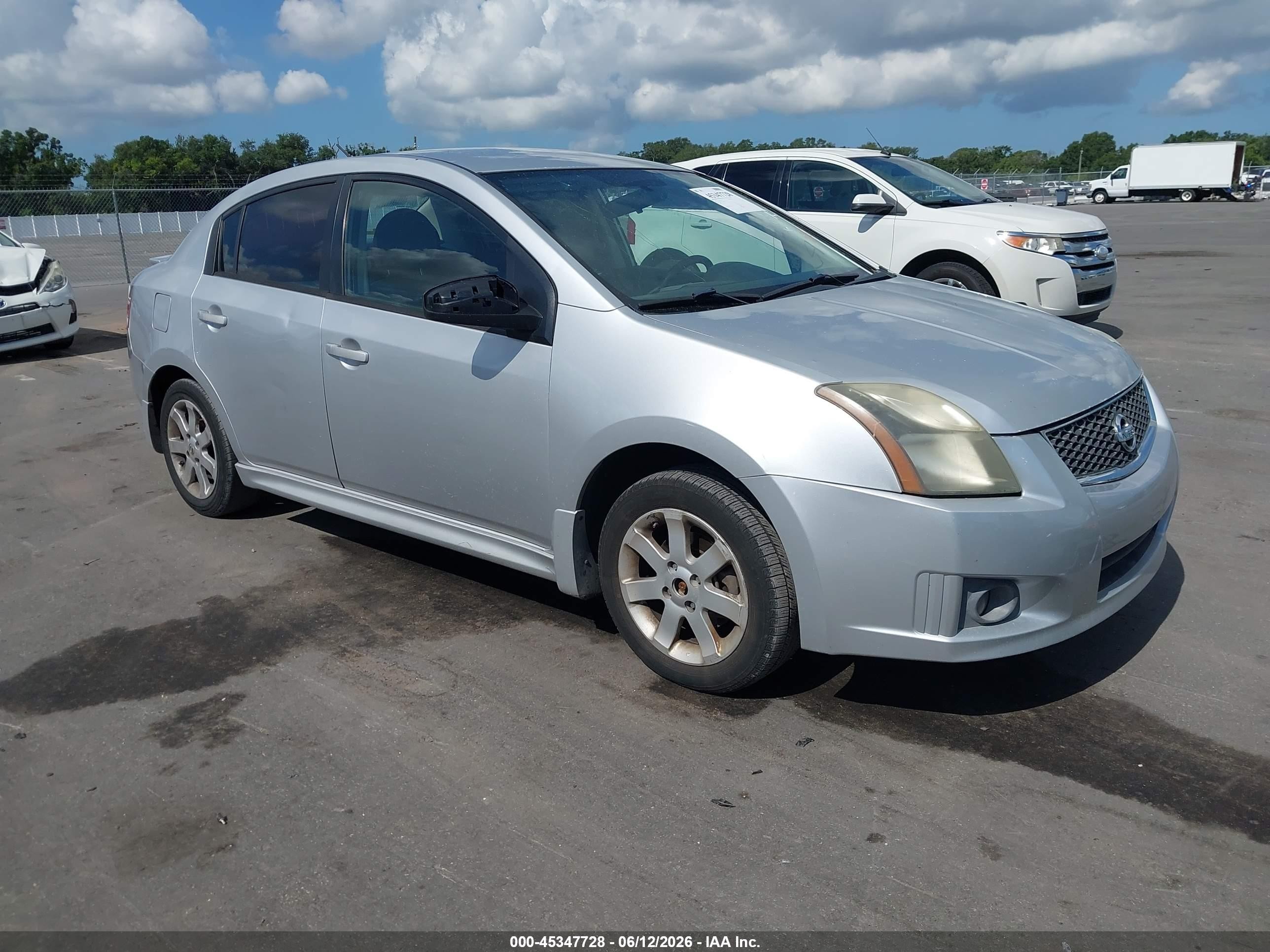 2011 Nissan Sentra 2.0sr Silver vin: 3N1AB6AP5BL607114